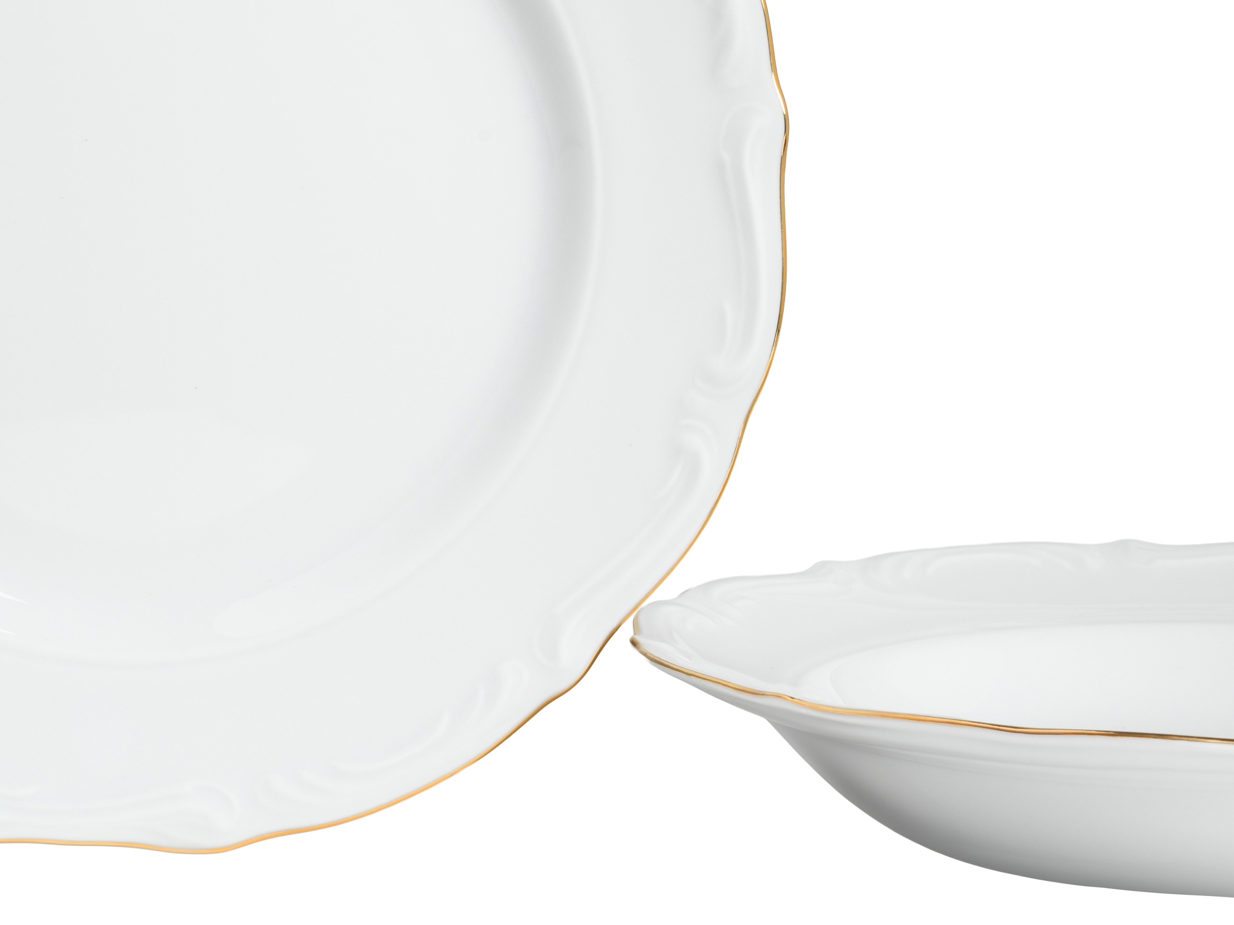 CreaTable Tafelservice »Maria Theresia, Tafel-Service 12-tlg«, (Set, 12 tlg.), Traditionelle Porzellanform
