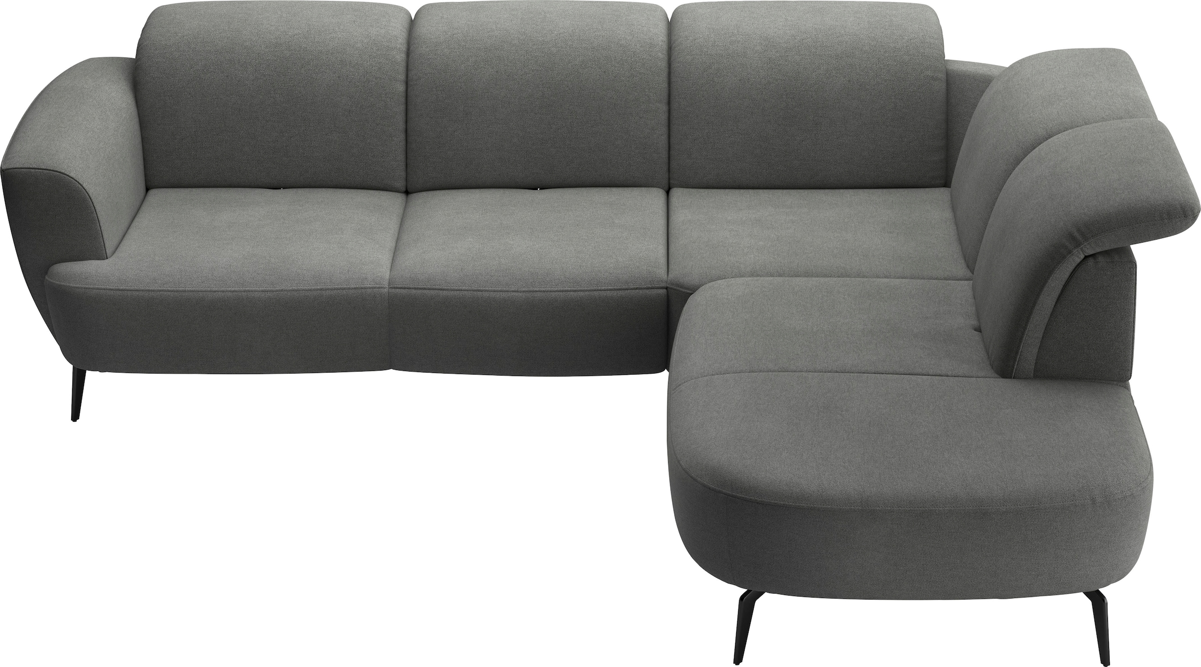 sit&more Ecksofa »Zoe«, ink.Sitztiefenverstellung, wahlweise mit Kopfteilverstellung