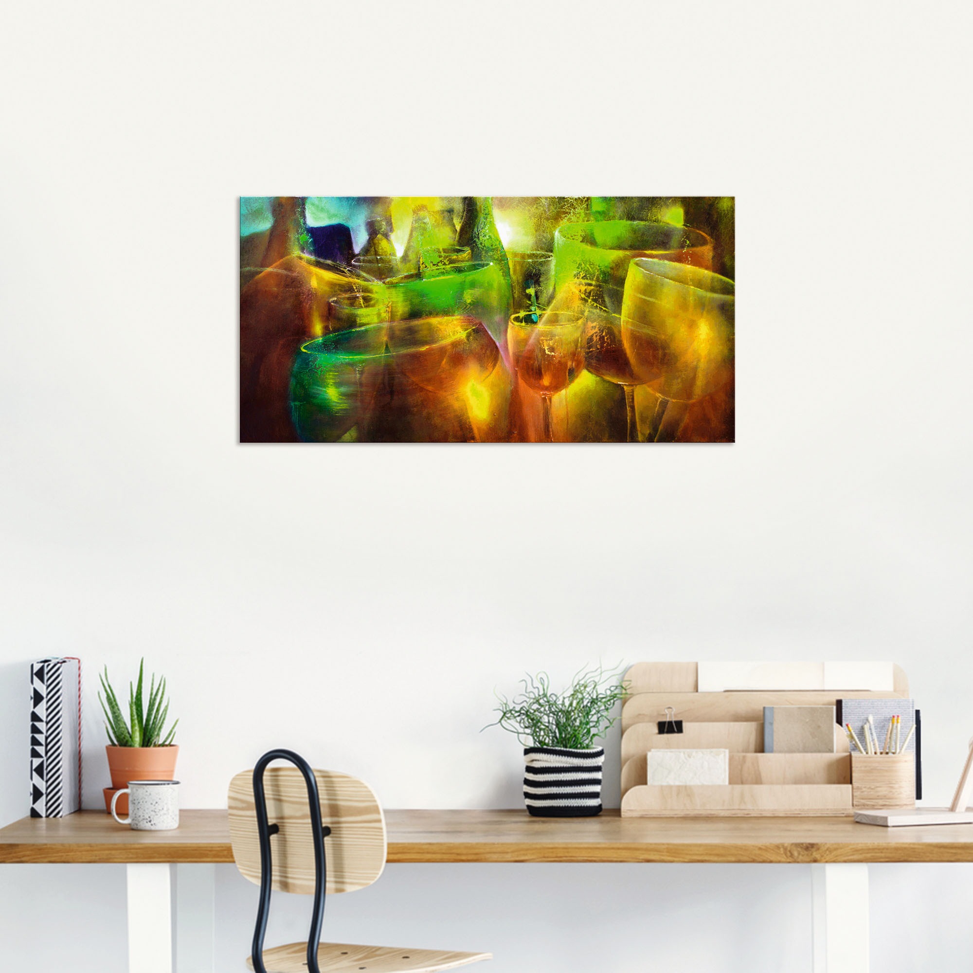 Artland Wandbild »Zu später Stunde«, Getränke, (1 St.), als Alubild, Outdoorbild, Leinwandbild in verschied. Größen