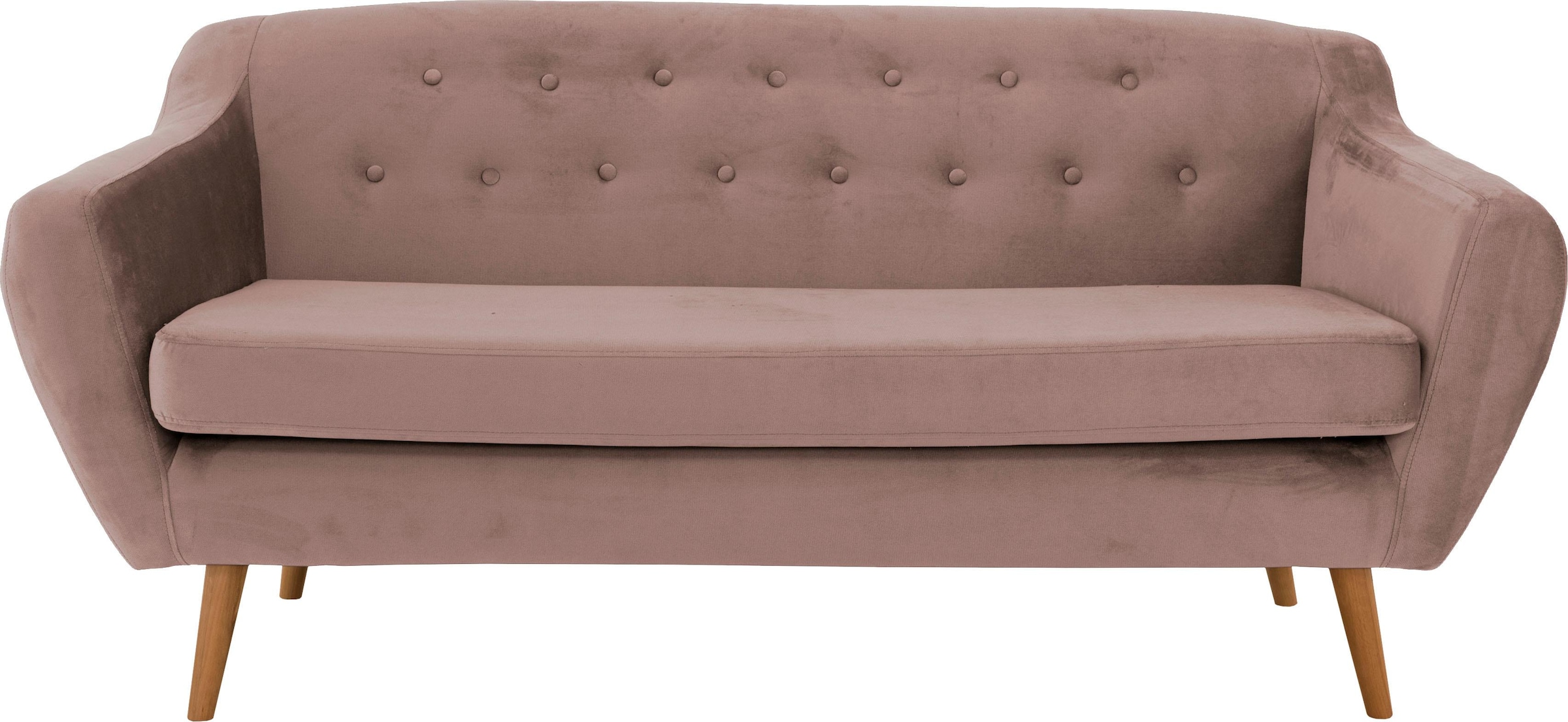 Home affaire 3-Sitzer "Renne" mit Heftung im Rücken im skandinavischem Stil günstig online kaufen