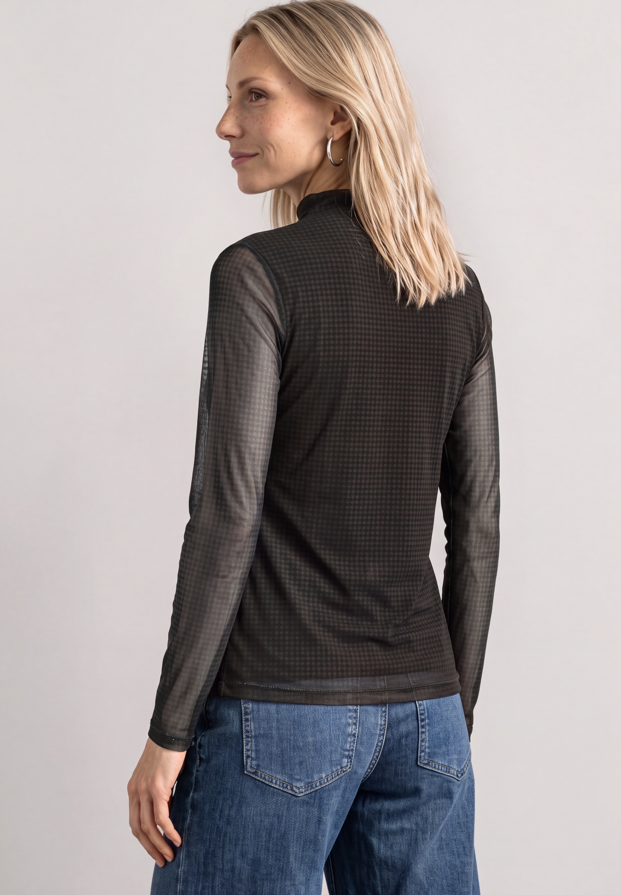 STREET ONE Langarmshirt mit Turtleneck