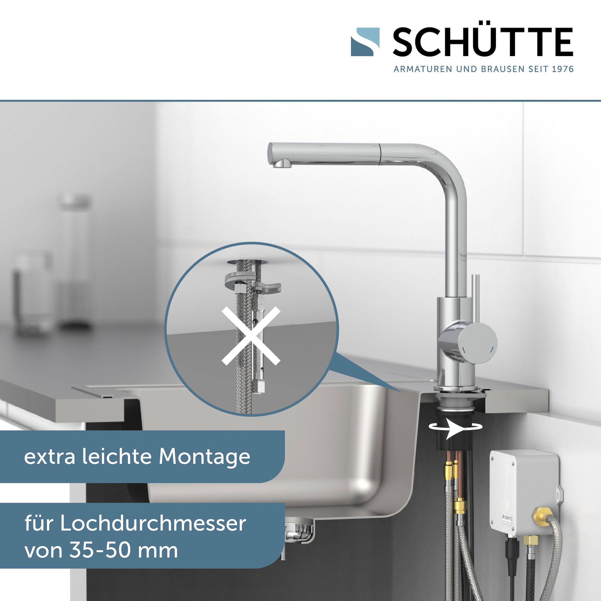 Schütte Spültischarmatur »VITAL« 1 Stk. tlg. Infrarottechnologie/Cold-Start-Fkt./360° schwenkbar /Eco-Click-Fkt.