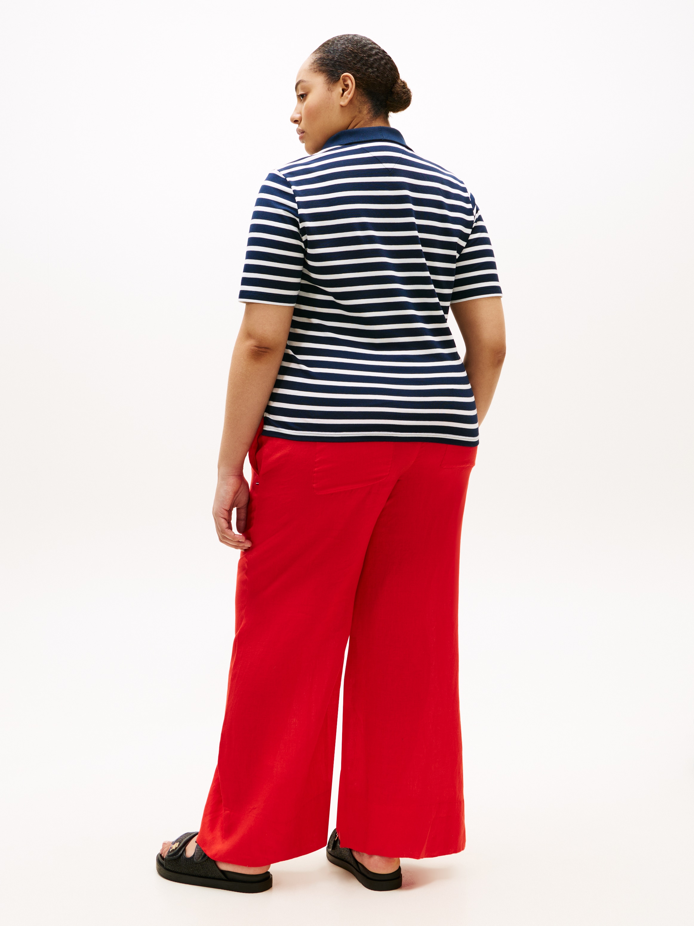 Tommy Hilfiger Curve Poloshirt »CRV 1985 REG PIQUE POLO SS« in großen Größen, aus Pique Qualität