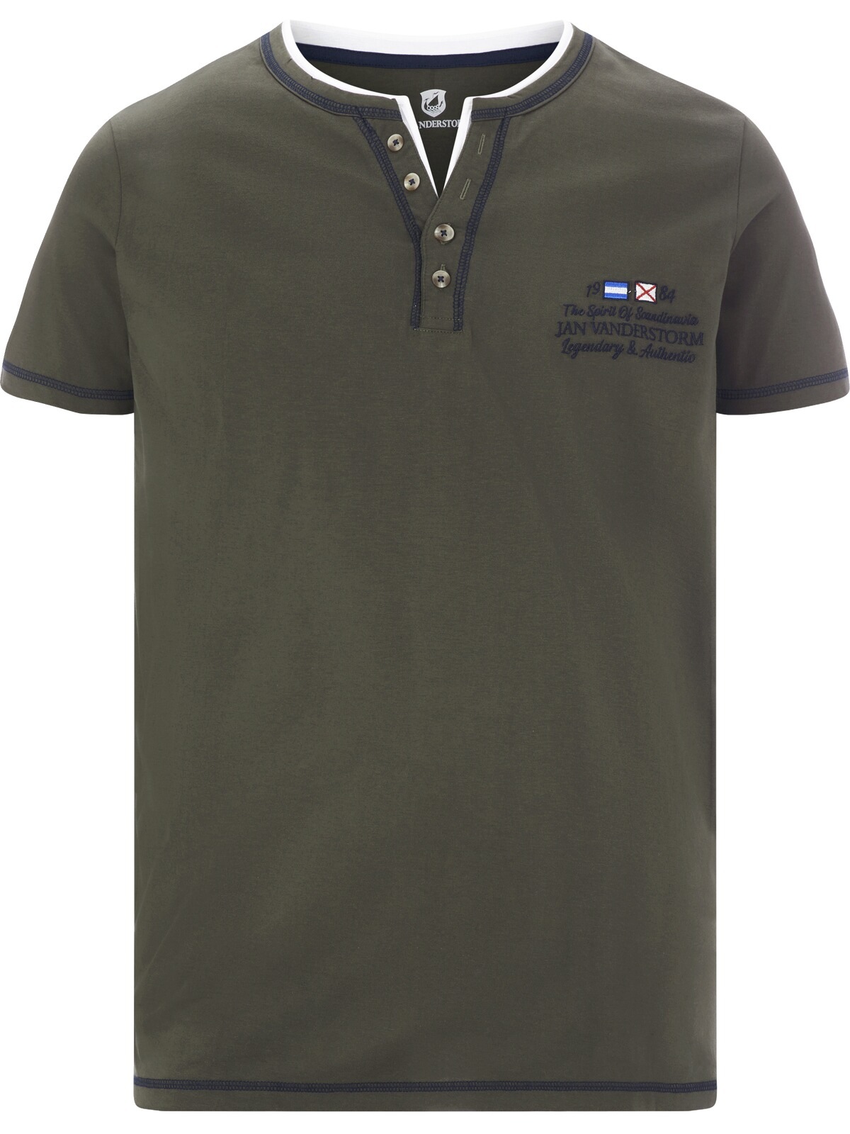 Jan Vanderstorm T-Shirt »T-Shirt HAFTOR«, (1 tlg.)