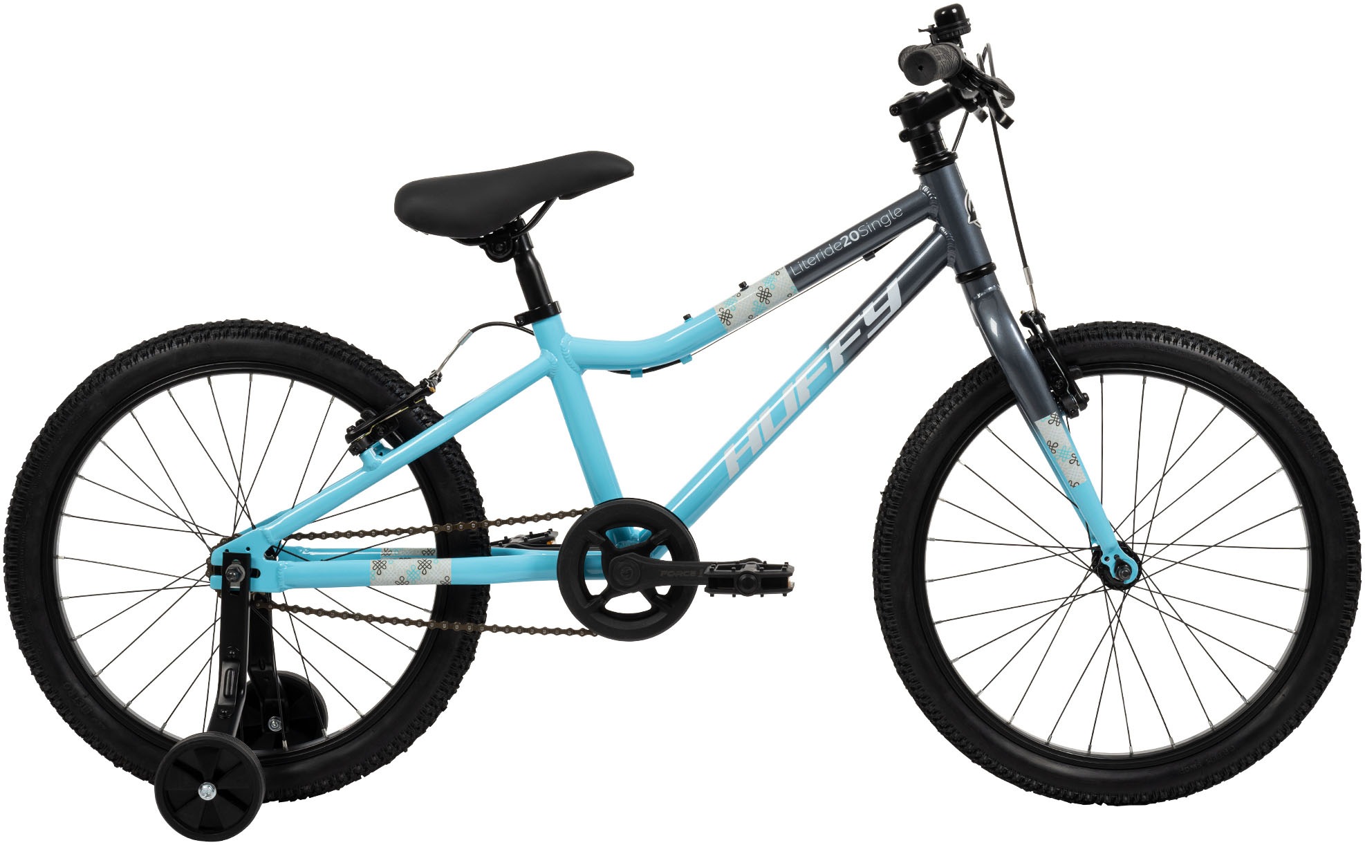 HUFFY Kinderfahrrad "20-Zoll Literide Single-Speed Fahrrad", 28cm, 20 Zoll (50,80cm) hinten: 20 Zoll (50,80cm)weiß, neutral, Fahrräder