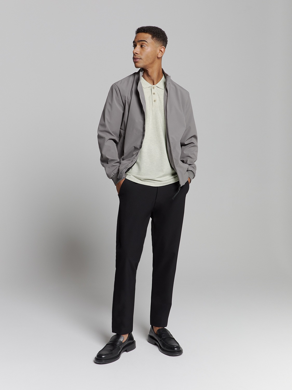 Thumbnail - NO EXCESS Poloshirt "No Excess Poloshirt Polo Melange"