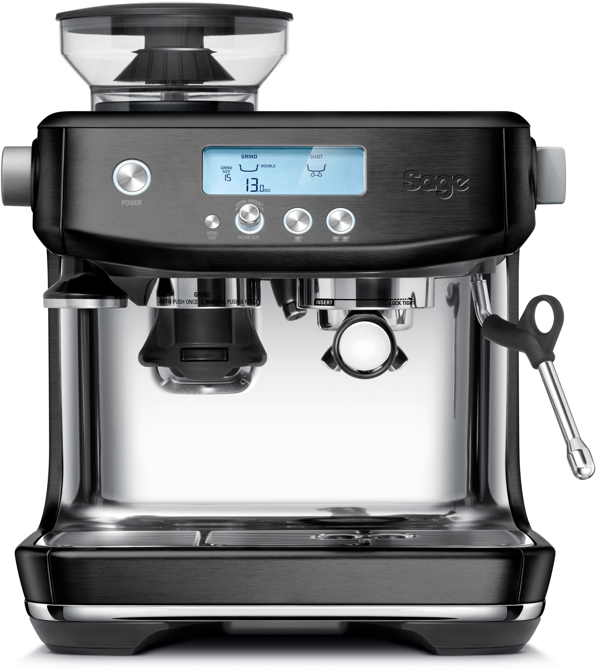 Sage Siebträgermaschine »SES878BST the Barista Pro«