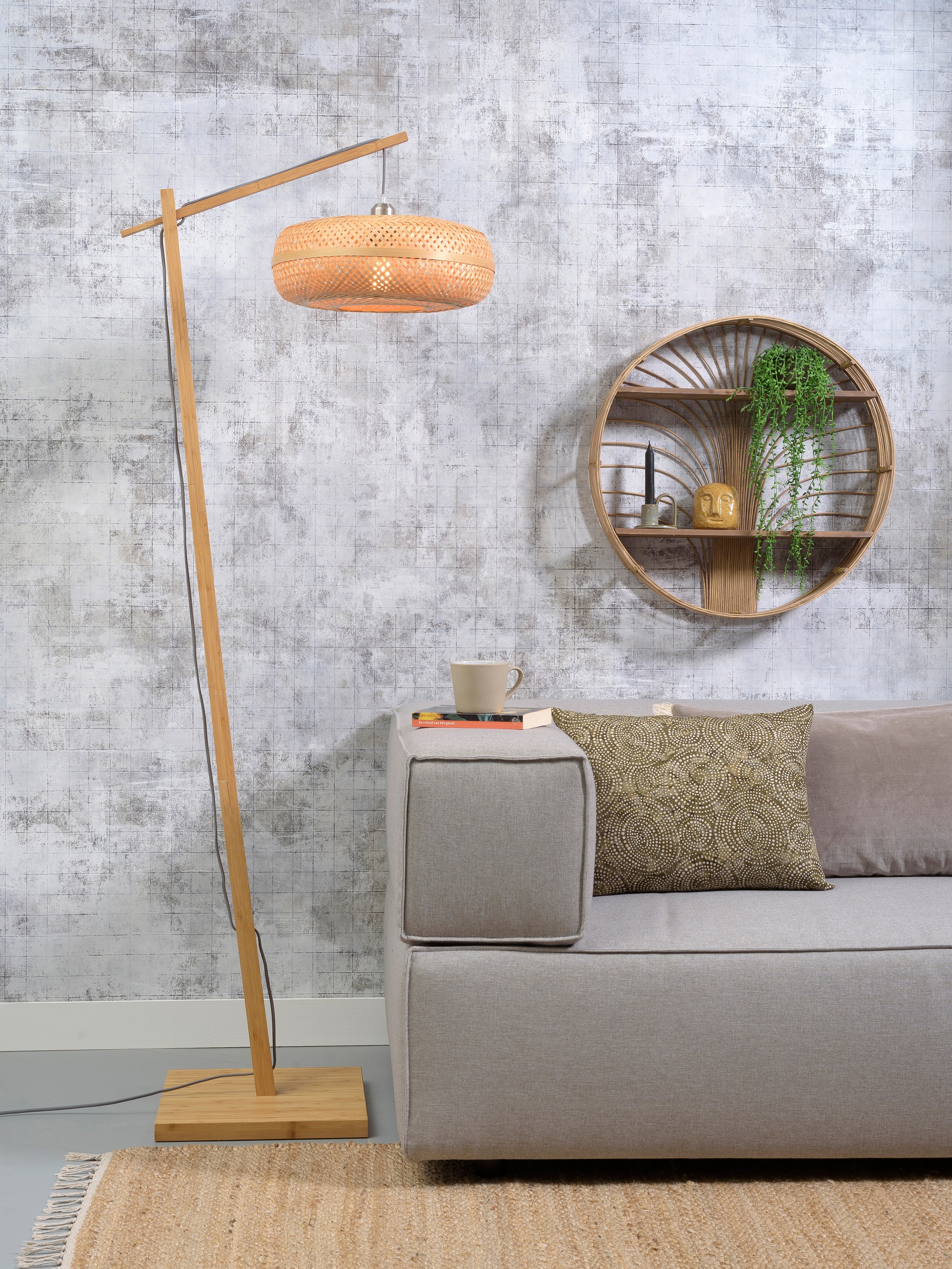 GOOD&MOJO Stehlampe »Palawan«, Leuchtmittel E27 | ohne Leuchtmittel