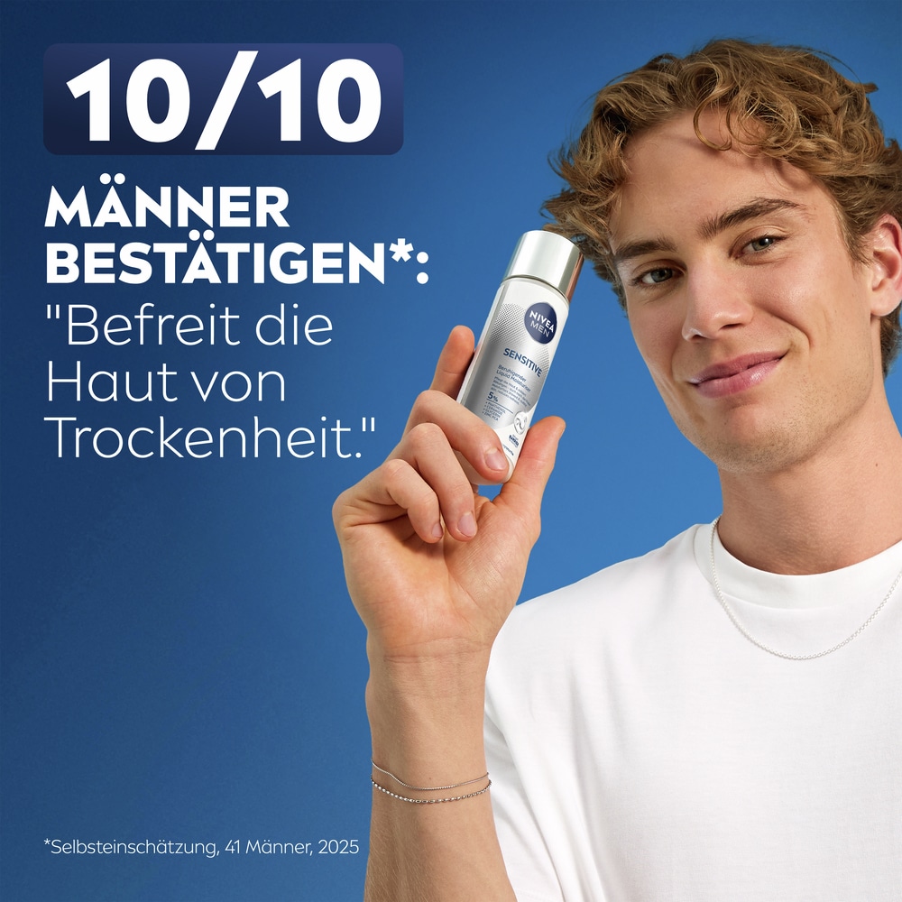 Nivea Men Feuchtigkeitsgel »NIVEA MEN Sensitive Beruhigender Liquid Moisturizer«