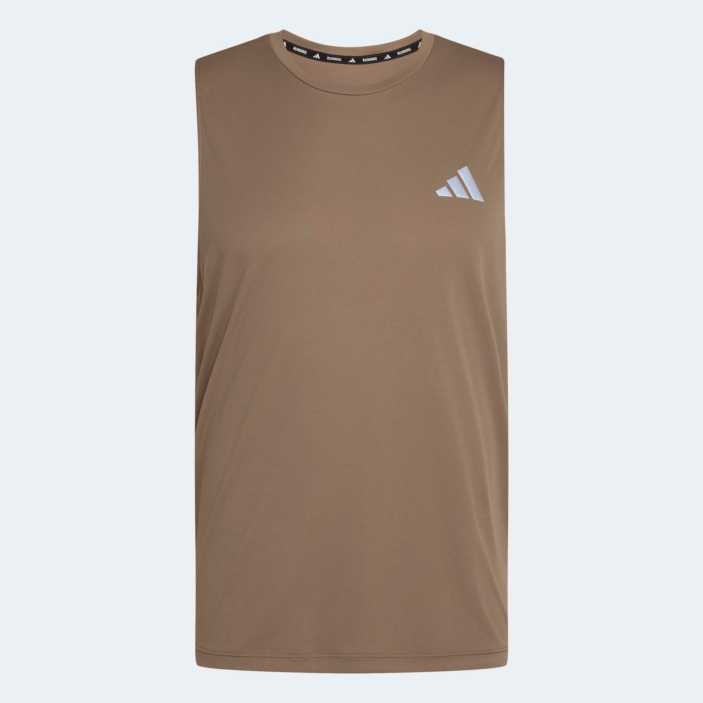 adidas Performance Lauftop »RUN ESS TANK M« sportlicher Stil, mit Rundhalsausschnitt, aus Polyester