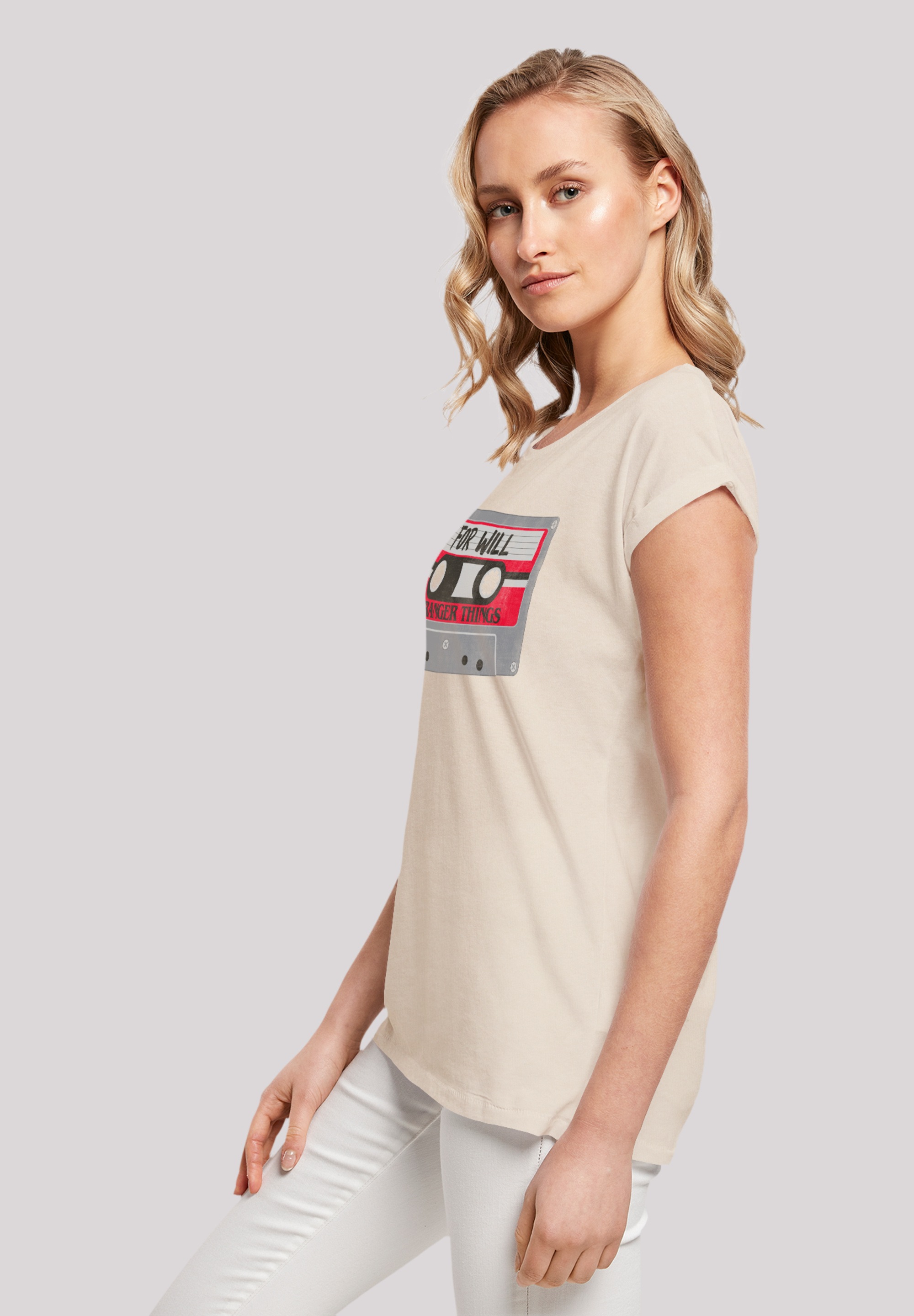 F4NT4STIC T-Shirt »Stranger Things Cassette For Will«, Premium Qualität