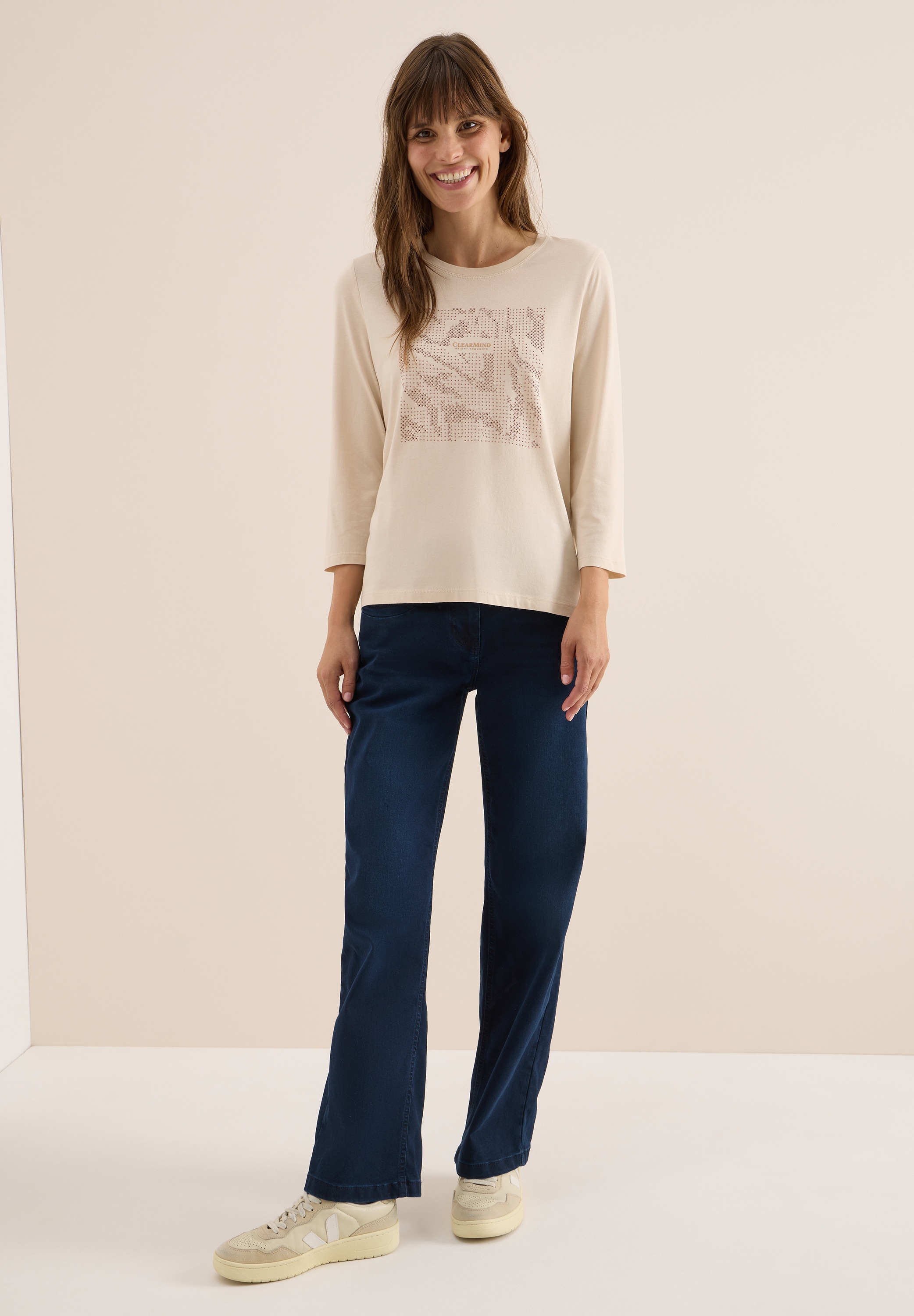 Cecil T-Shirt, im soften Baumwoll-Mix