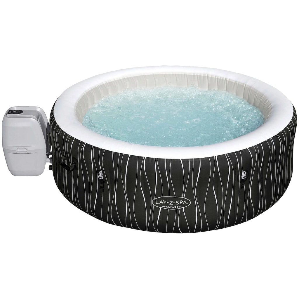 Bestway Whirlpool »LAY-Z-SPA® LED-Hollywood AirJet™«, ØxH: 196x66 cm, für bis zu 6 Personen