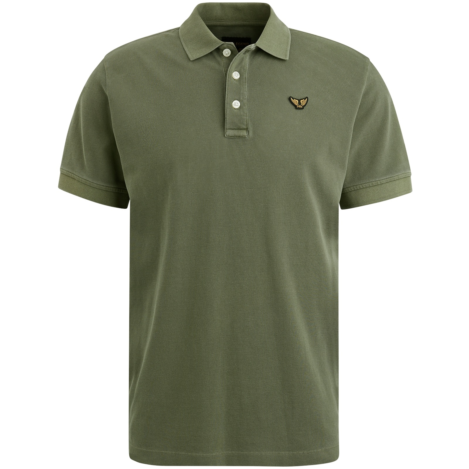 PME LEGEND Poloshirt »Short sleeve polo pique garment dye«, mit Logo Stickerei
