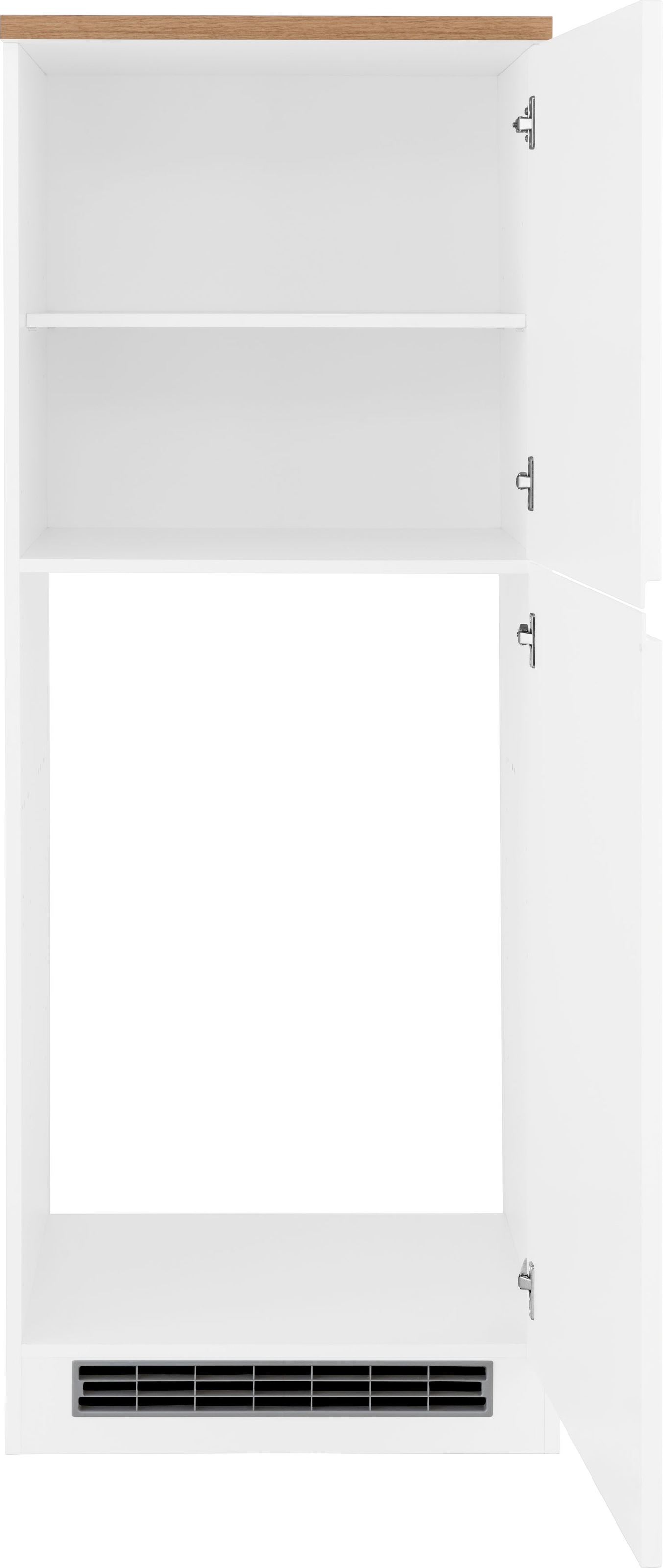 HELD MÖBEL Kühlumbauschrank »Virginia«, 165 cm hoch, 60 cm breit, Nische für Kühlschrank: 56/88/55 cm, 2 Türen
