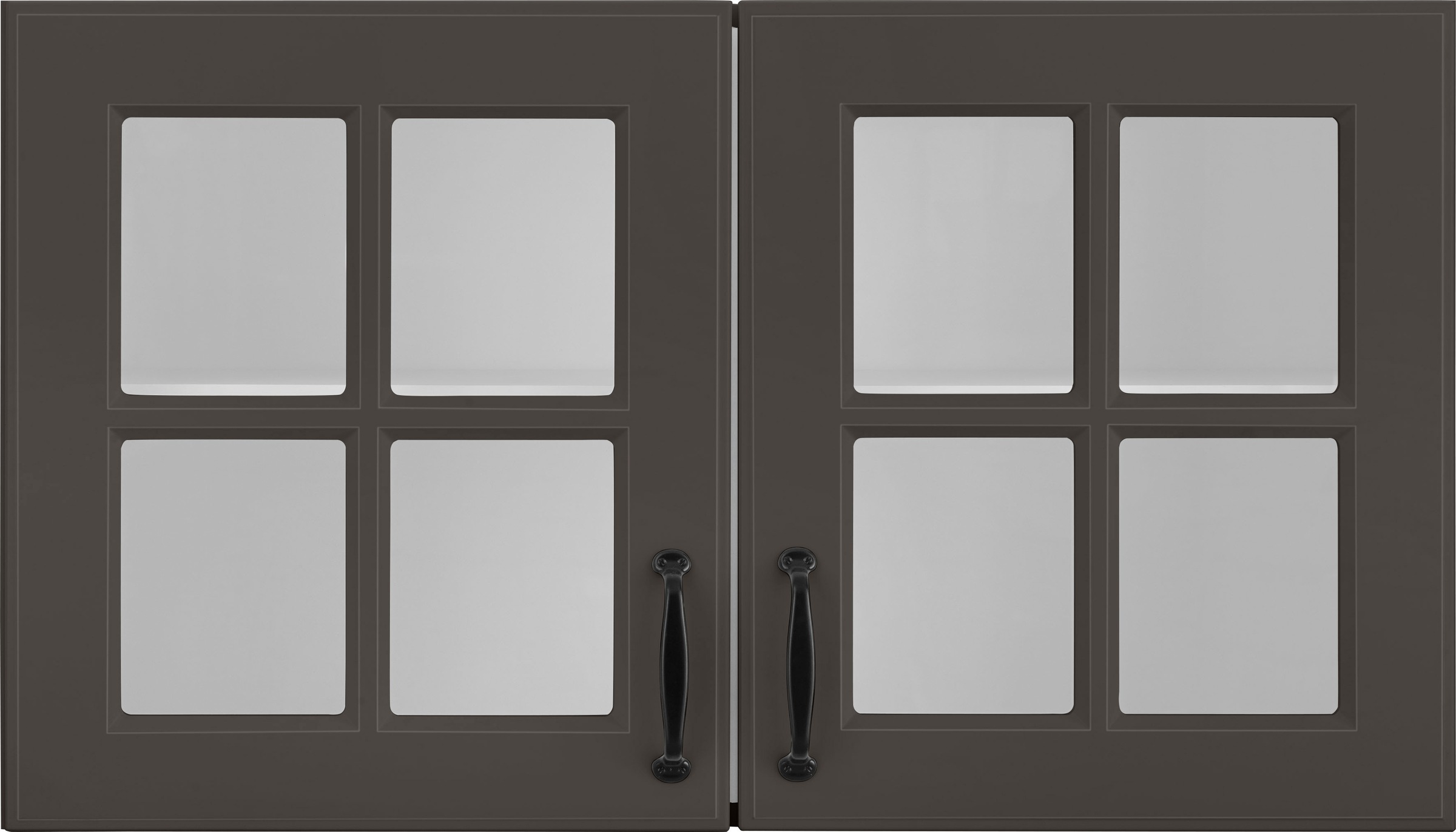 wiho Küchen Glashängeschrank 