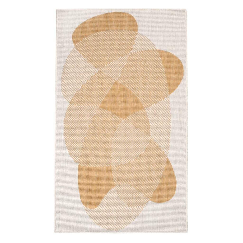 Carpet City Outdoorteppich »DUO RUG 5835«, rechteckig, 5 mm Höhe, Wendeteppich Wetterfest In- & Outdoor, Balkon, Terrasse, Wohnzimmer