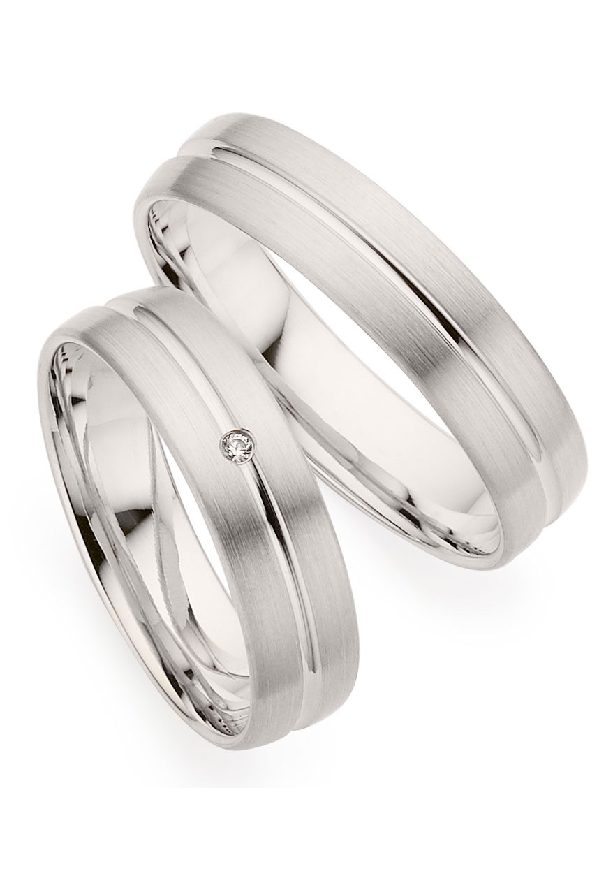 Phönix Trauring »Schmuck Geschenk Silber 925 Trauring Ehering LIEBE versch. Varianten«, Made in Germany - wahlweise mit oder ohne Brillant