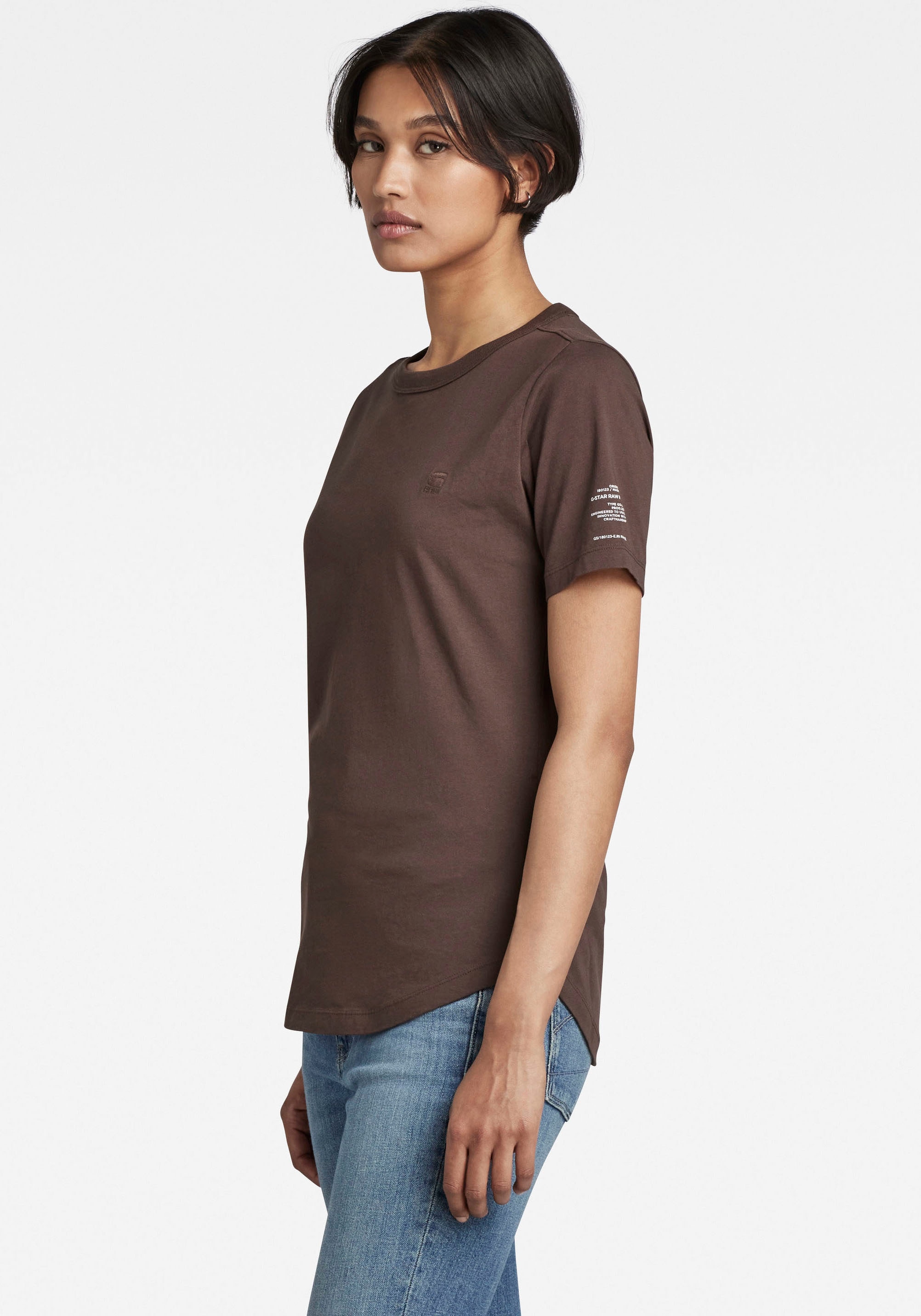 Druck G-Star optic | Ärmel bestellen t auf slim«, mit Mysid RAW T-Shirt dem BAUR »T-Shirt r