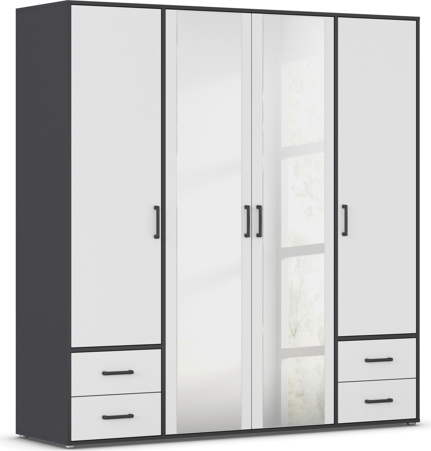 rauch Drehtürenschrank "Kleiderschrank Schrank Garderobe Wäscheschrank VOYA günstig online kaufen