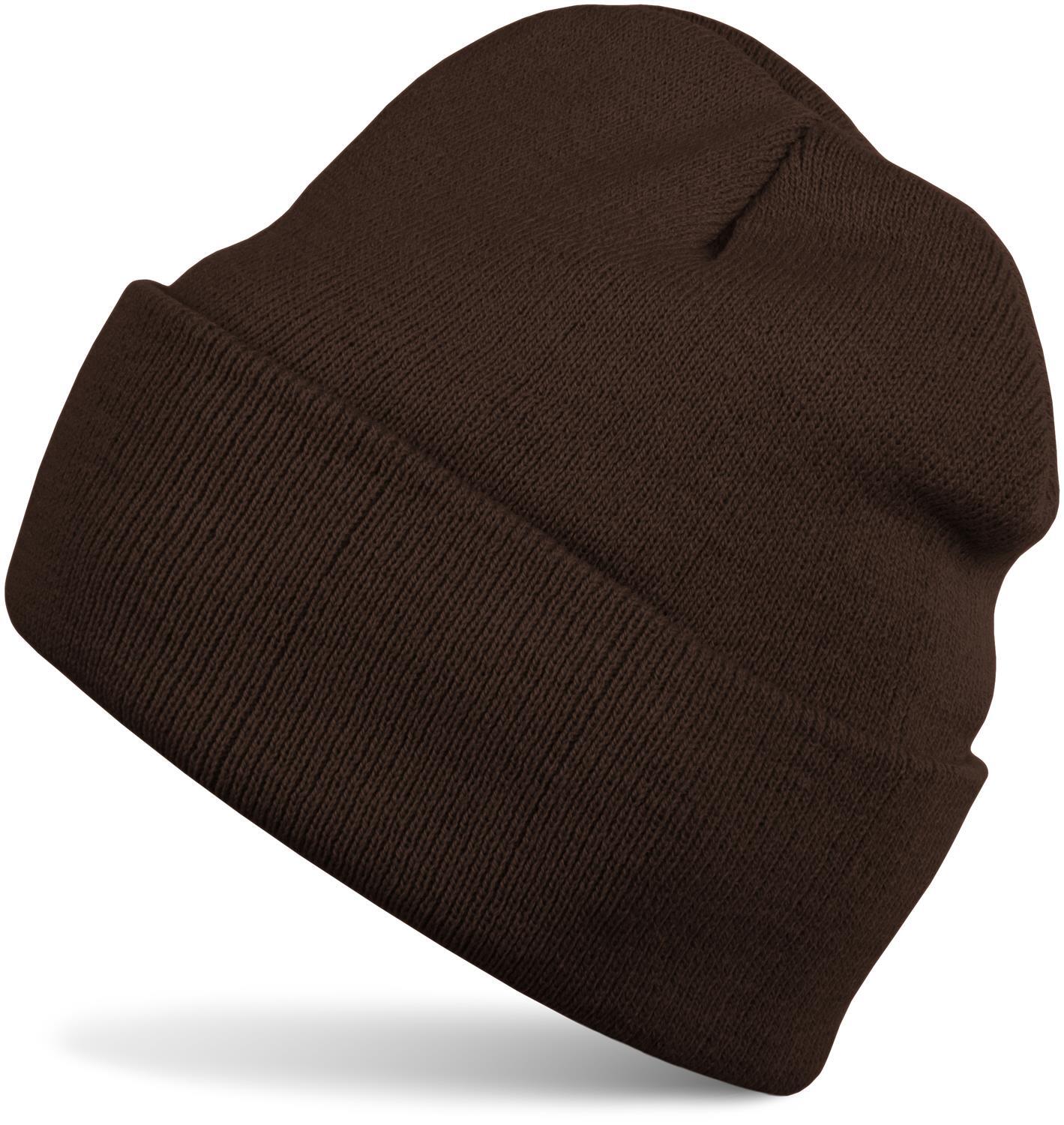 styleBREAKER Strickmütze "Winter Strickmütze mit Krempe" 1 Stk.