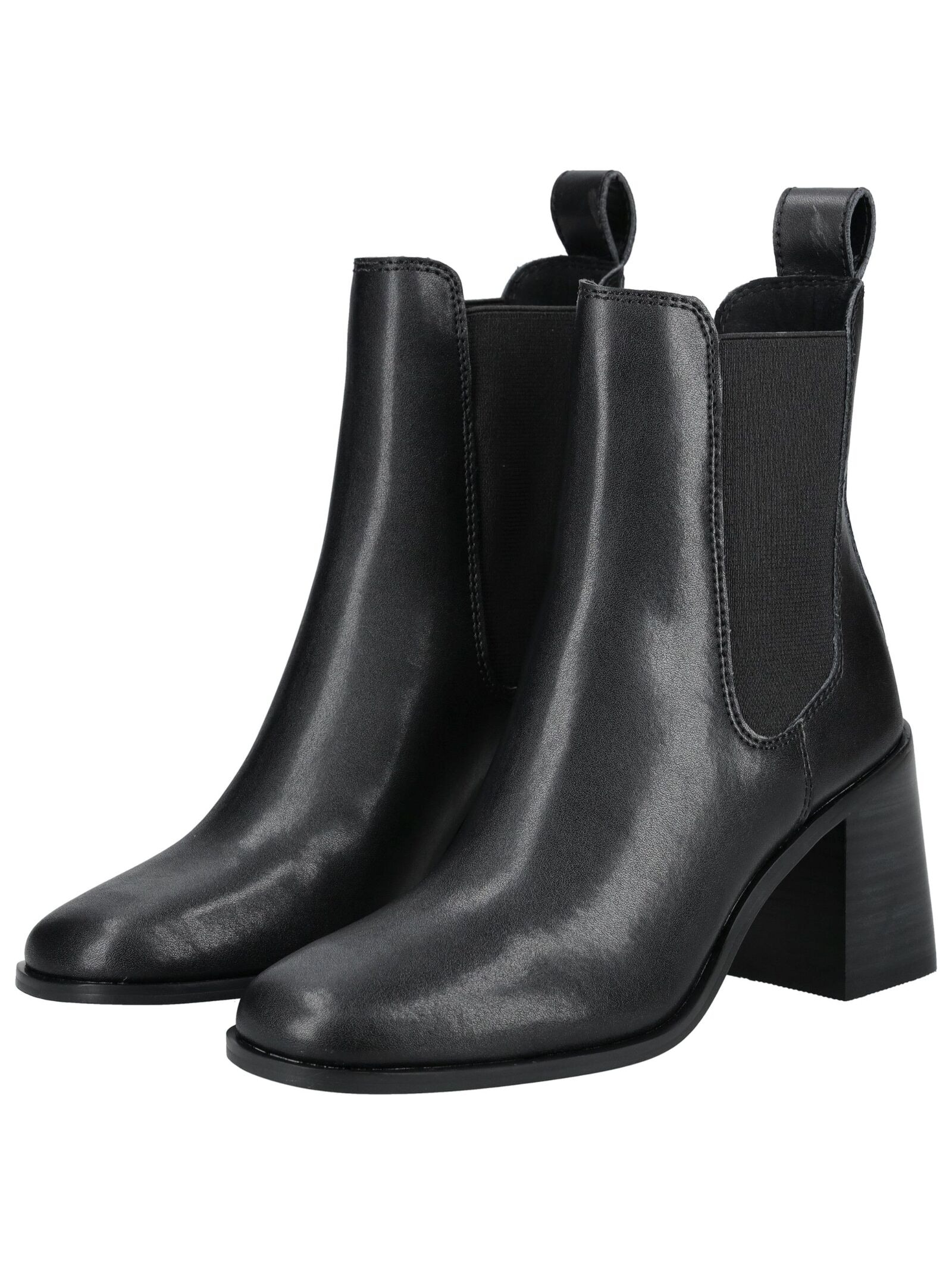 STEVE MADDEN High-Heel-Stiefelette »STEVE MADDEN Stiefelette Leder/Textil«