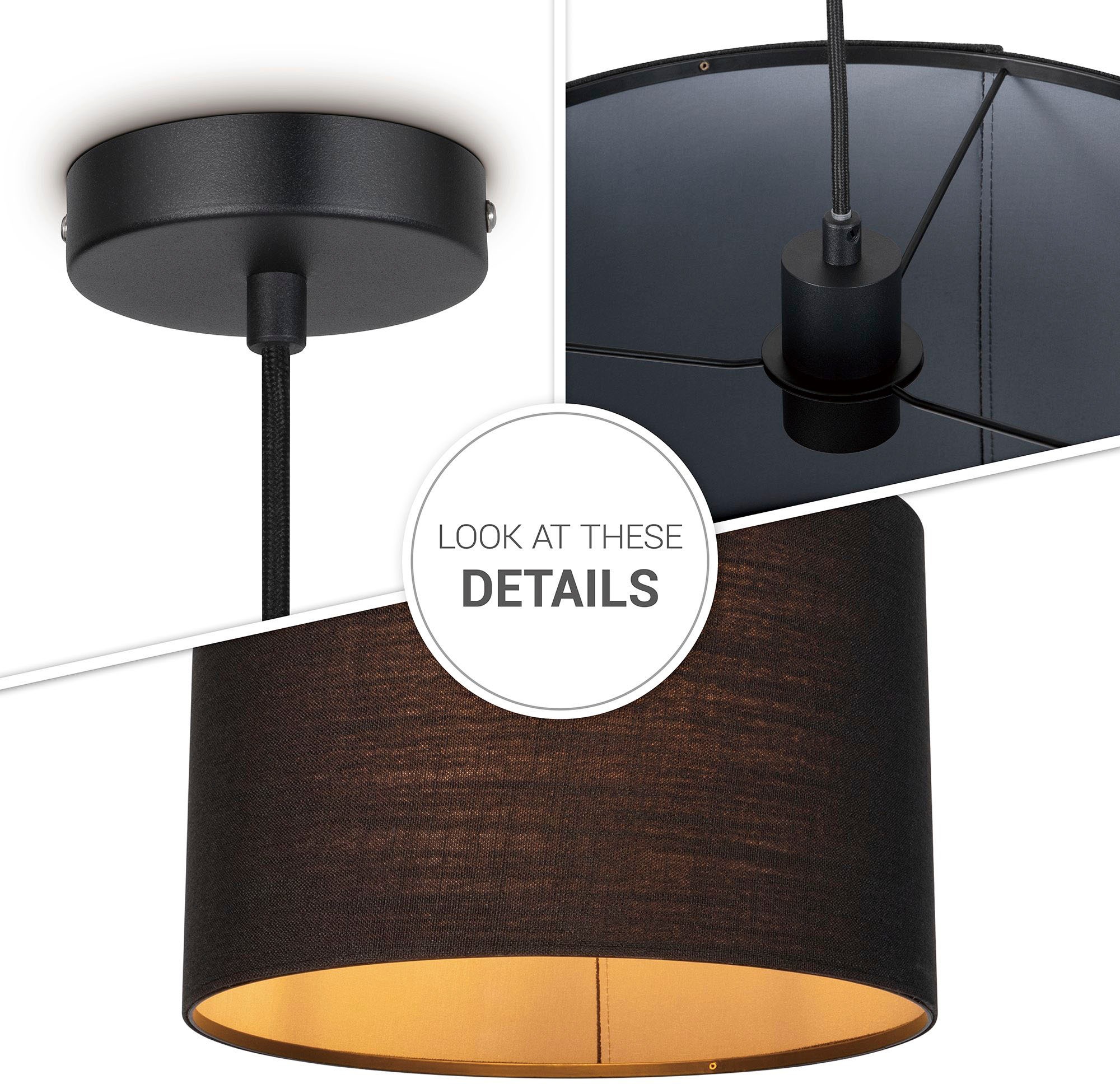 Paco Home Pendelleuchte »TOM« E27 mit kompatiblen Dimmer und Leuchtmittel