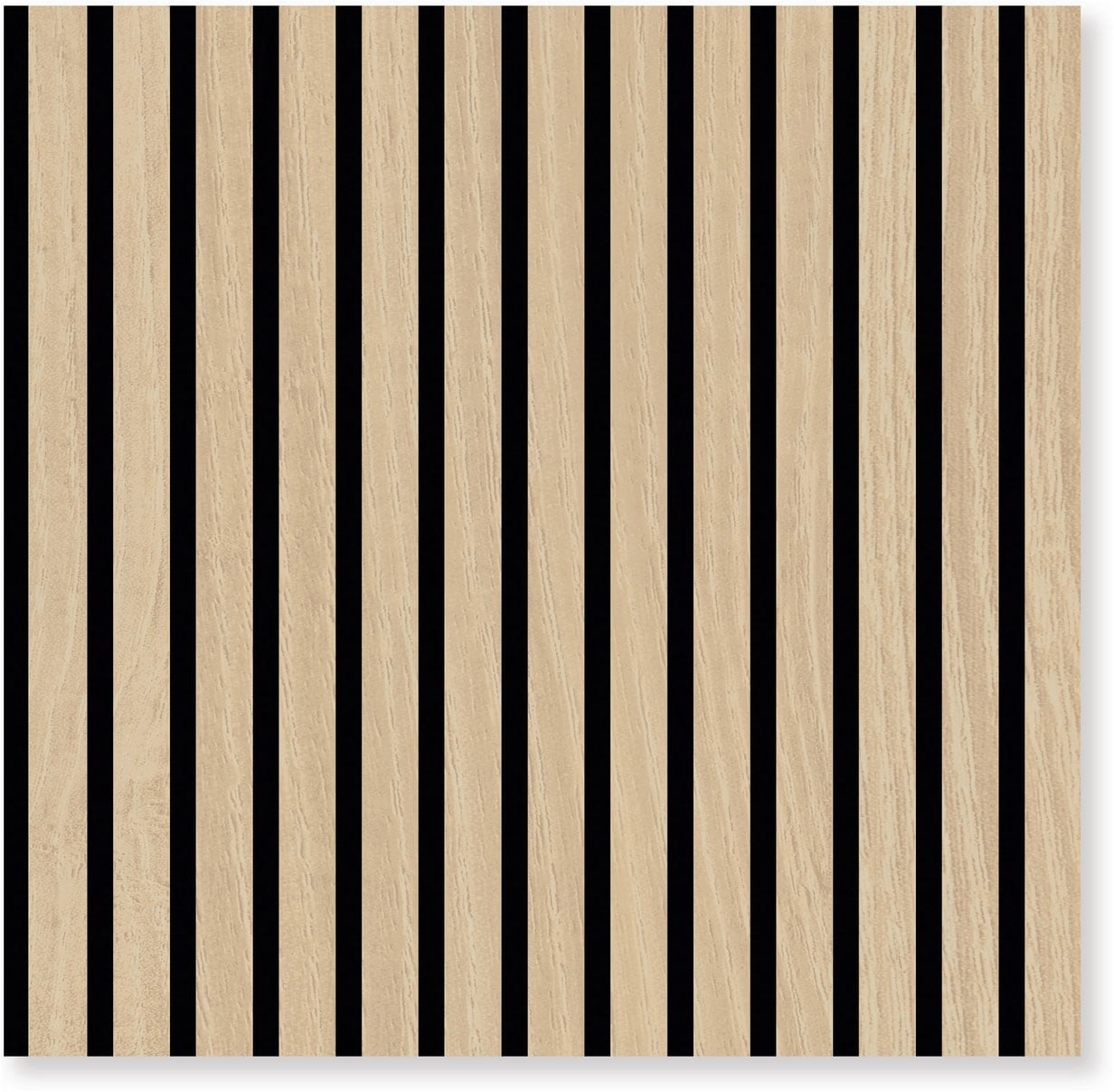 Architects Paper Schallschutzpaneel »A.S. Création Modular Wall Akustikpaneel Holzlamellen Eiche« 1 tlg. Echtholzfurnier auf rPET-Filz mit Schallabsorptionsklasse E