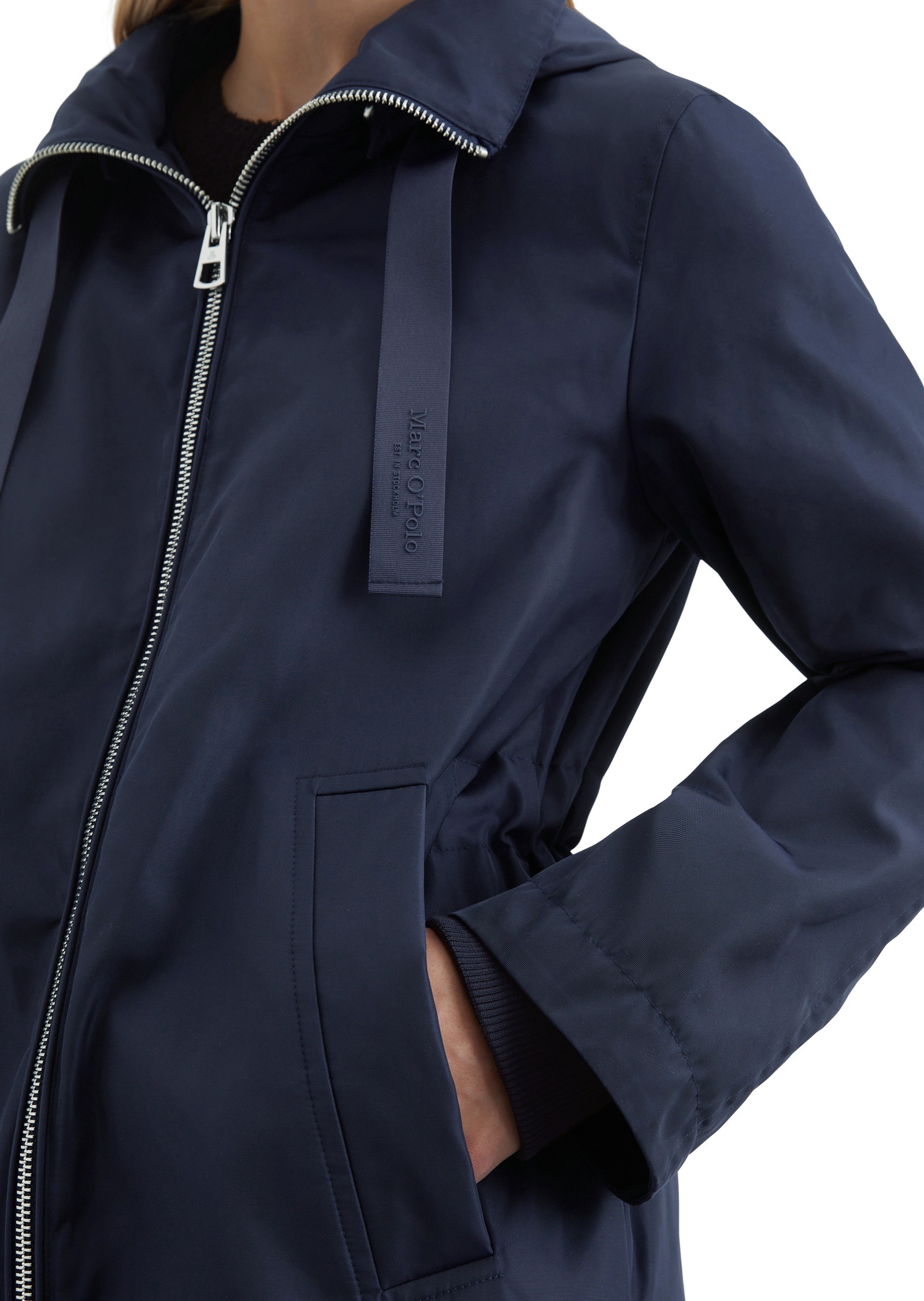 Marc O'Polo Langmantel »aus recyceltem Polyester-Canvas«