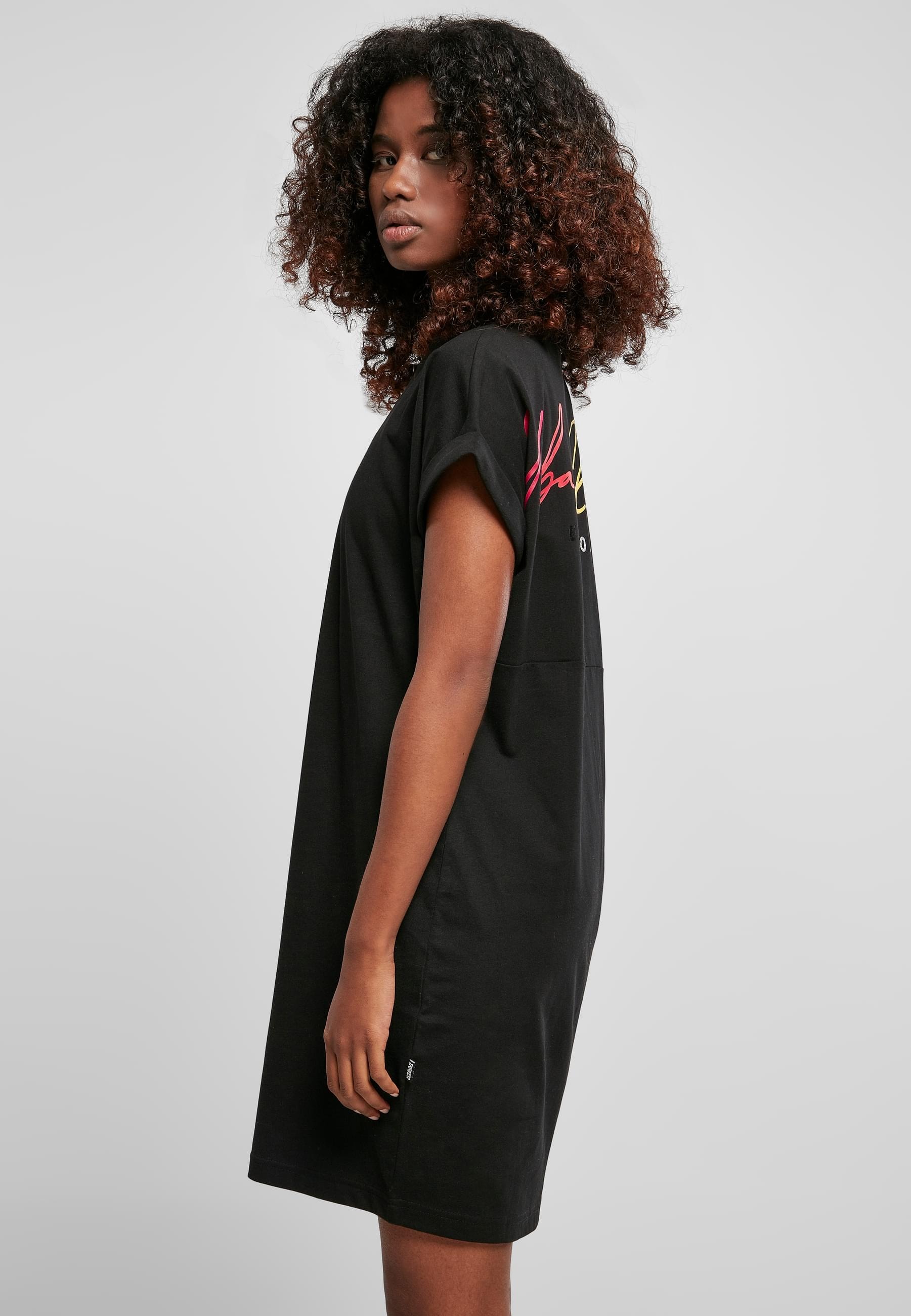 URBAN CLASSICS Shirtkleid »Urban Classics Damen Ladies Rainbow Tee Dress«, (1 tlg.)