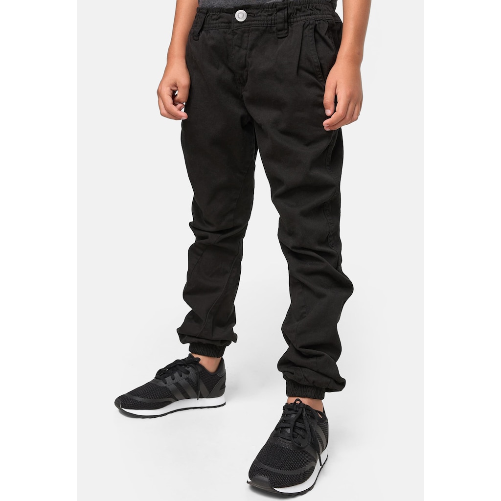 URBAN CLASSICS Stoffhose »Urban Classics Herren Boys Stretch Jogging Pants«, (1 tlg.)