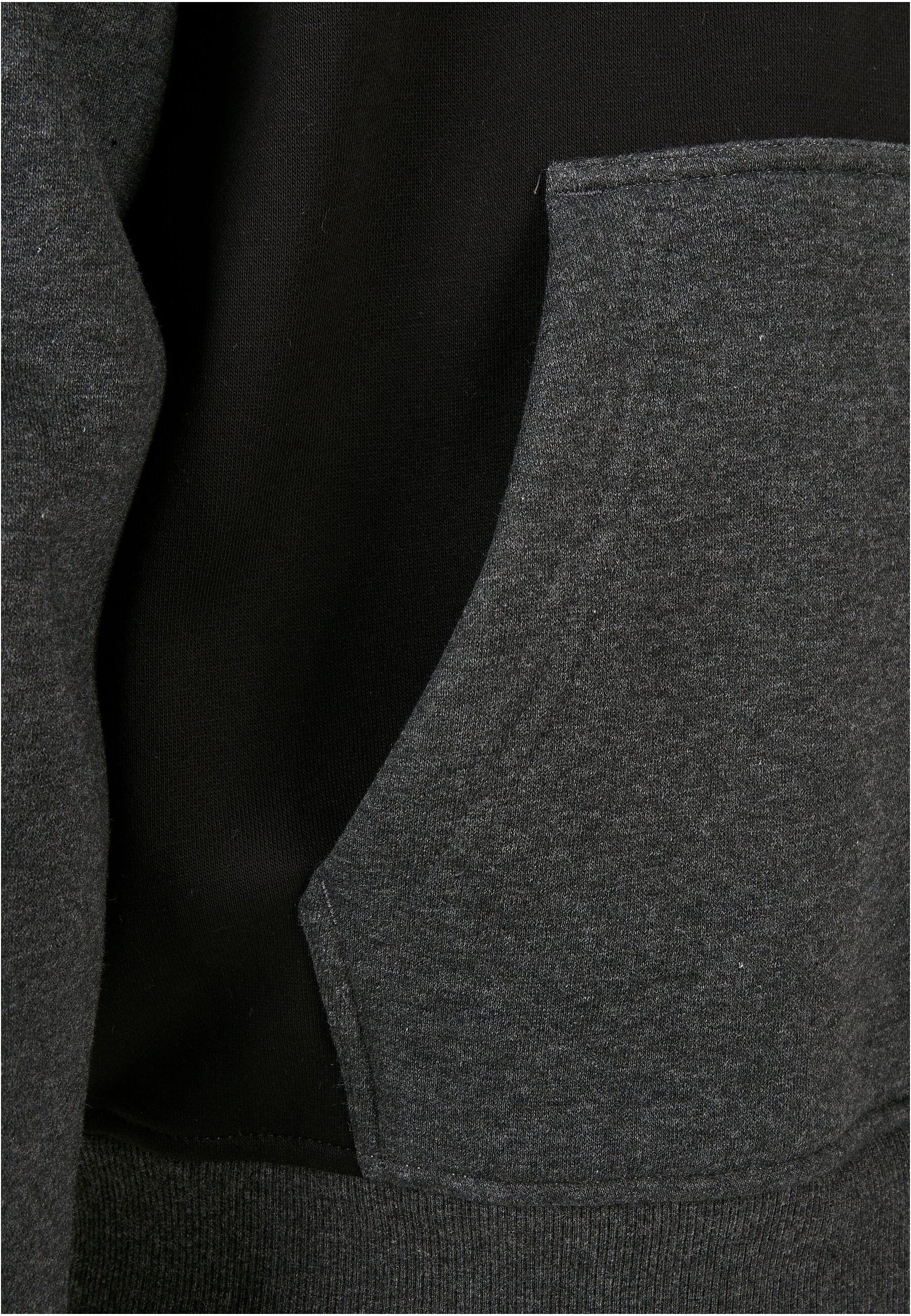 URBAN CLASSICS Rundhalspullover »Urban Classics Herren 2-Tone Fake Raglan Hoody«, (1 tlg.)