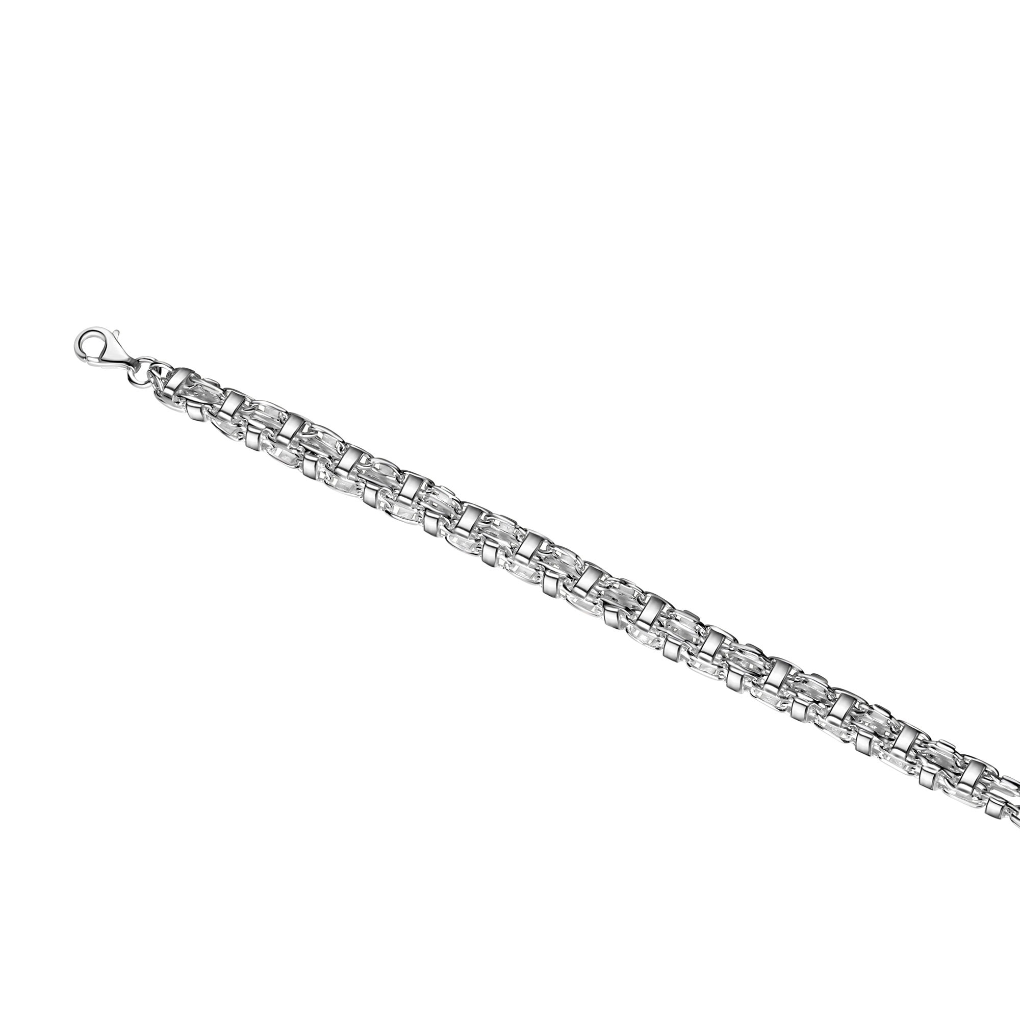 Vivance Armband »925/- Sterling | Silber Käfigkette weiß online kaufen BAUR cm« 23 Armband