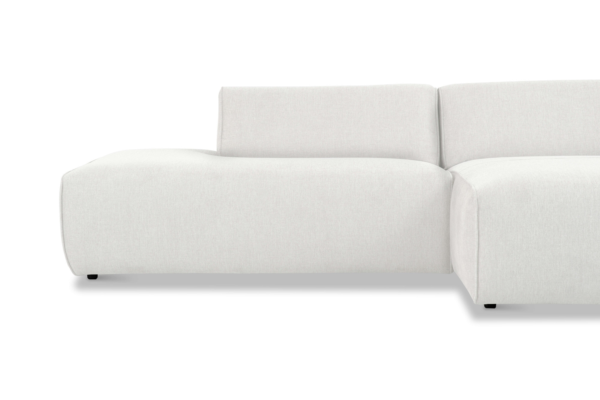 andas Ecksofa »Noord mit Kedernaht, Breite 227 cm«, mit Kedernaht, Breite 227 cm, Cord, Struktur, Webstoff