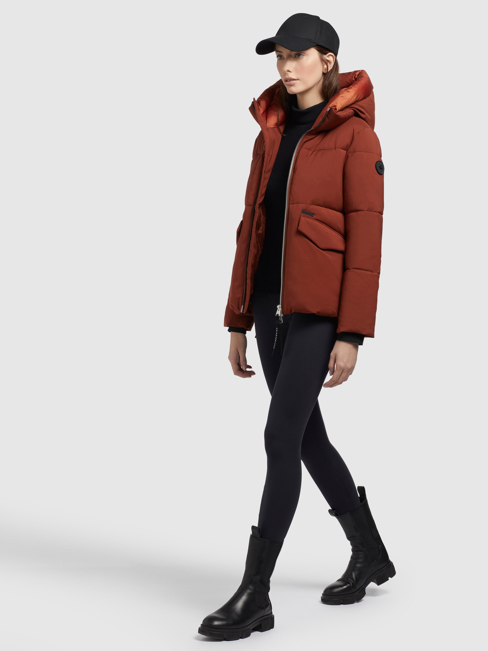 khujo Steppjacke »FIORA«, (1 St.), mit Kapuze