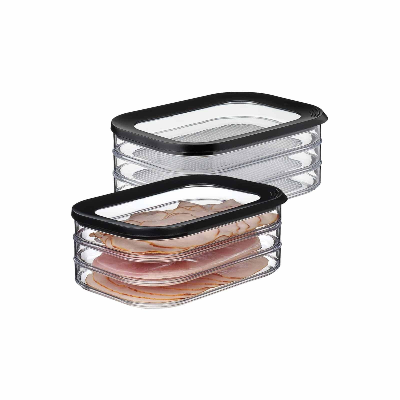 Mepal Vorratsdose "Aufschnittdosen Modula 6 x 550 ml" 2 Stk. tlg. günstig online kaufen