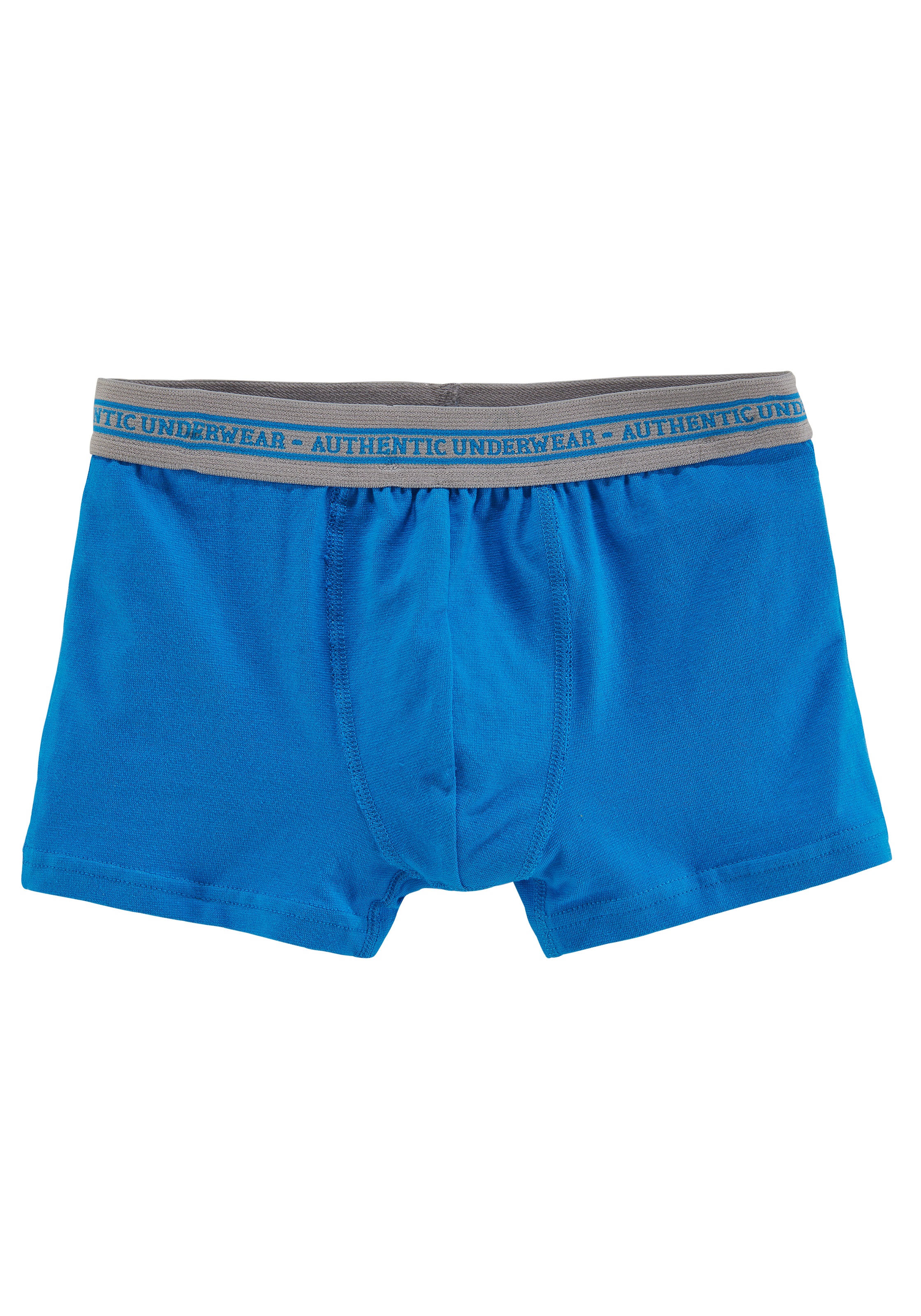 AUTHENTIC LE JOGGER Boxer "Boxershorts für Jungen" Packung, 4 Stk. unifarben, mit Logobund, Baumwollmischung