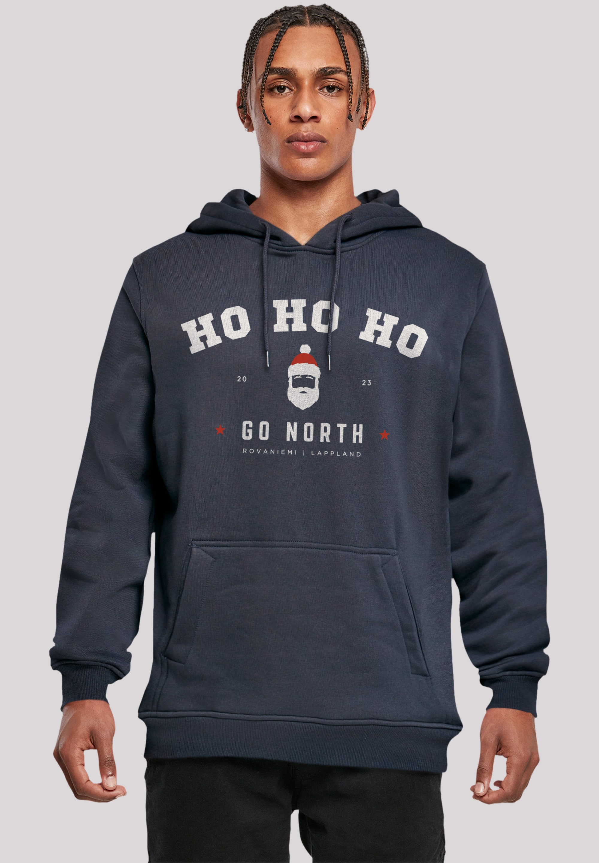 F4NT4STIC Kapuzenpullover "Ho Ho Ho Santa Claus Weihnachten", Weihnachten, Geschenk, Logo