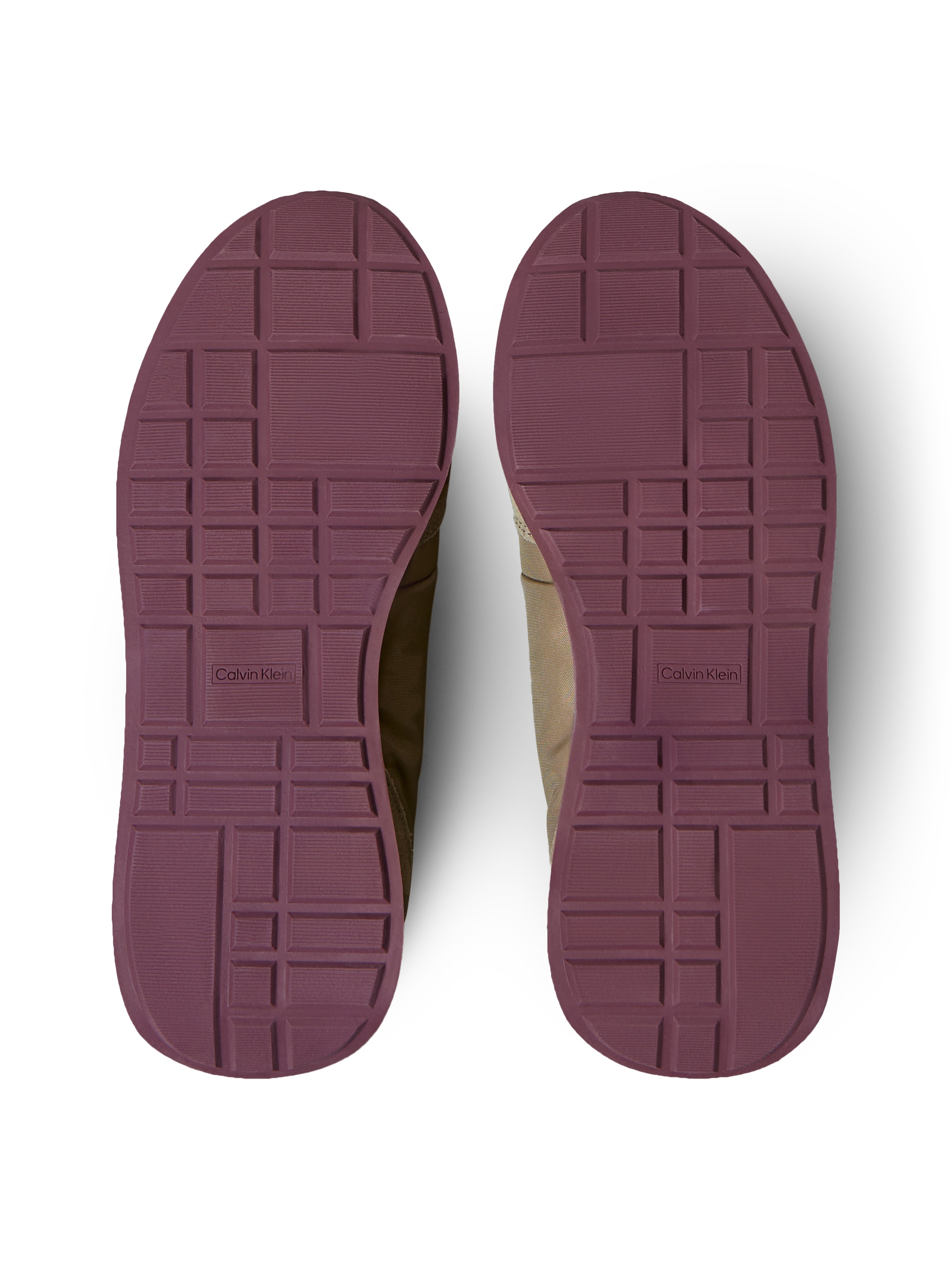 Calvin Klein Jeans Slip-On Sneaker »RETRO RUNNER SOCK LACEUP MIX MAT«  Schlupfschuh, Freizeitsneaker, Halbschuh mit CK-Logo seitlich