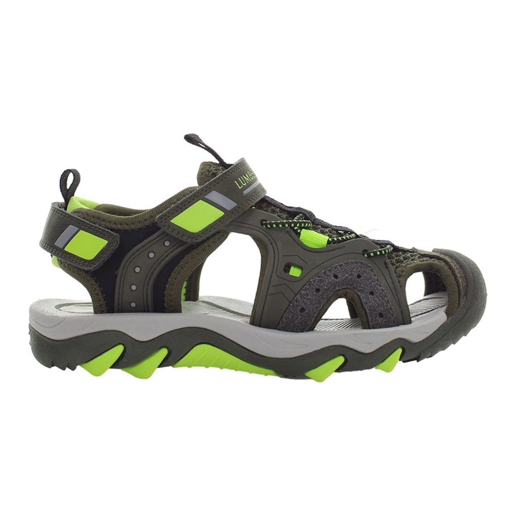 LUMBERJACK Outdoorsandale, Sommerschuh, Freizeitsandale, Klettschuh, gepolsterte Innensohle