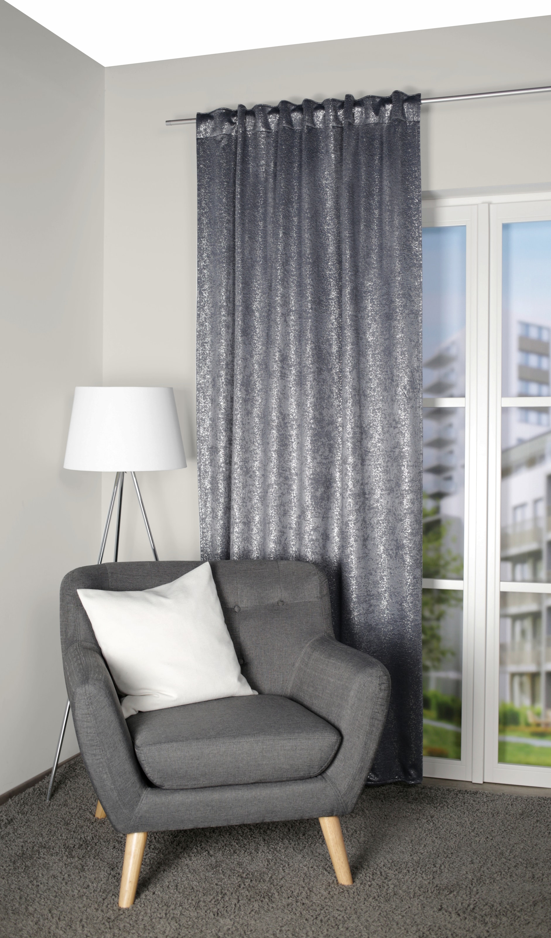 HOME WOHNIDEEN Gardine "SUELA" Multifunktionsband 1 Stk. tlg. THERMOSCHAL, günstig online kaufen