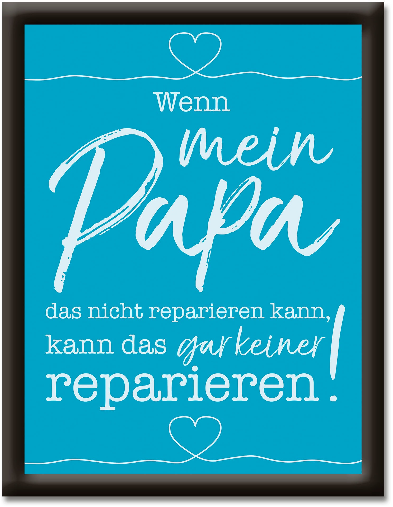 Artland Wandbild »Mein Papa«, Sprüche & Texte, (1 St.) kaufen BAUR