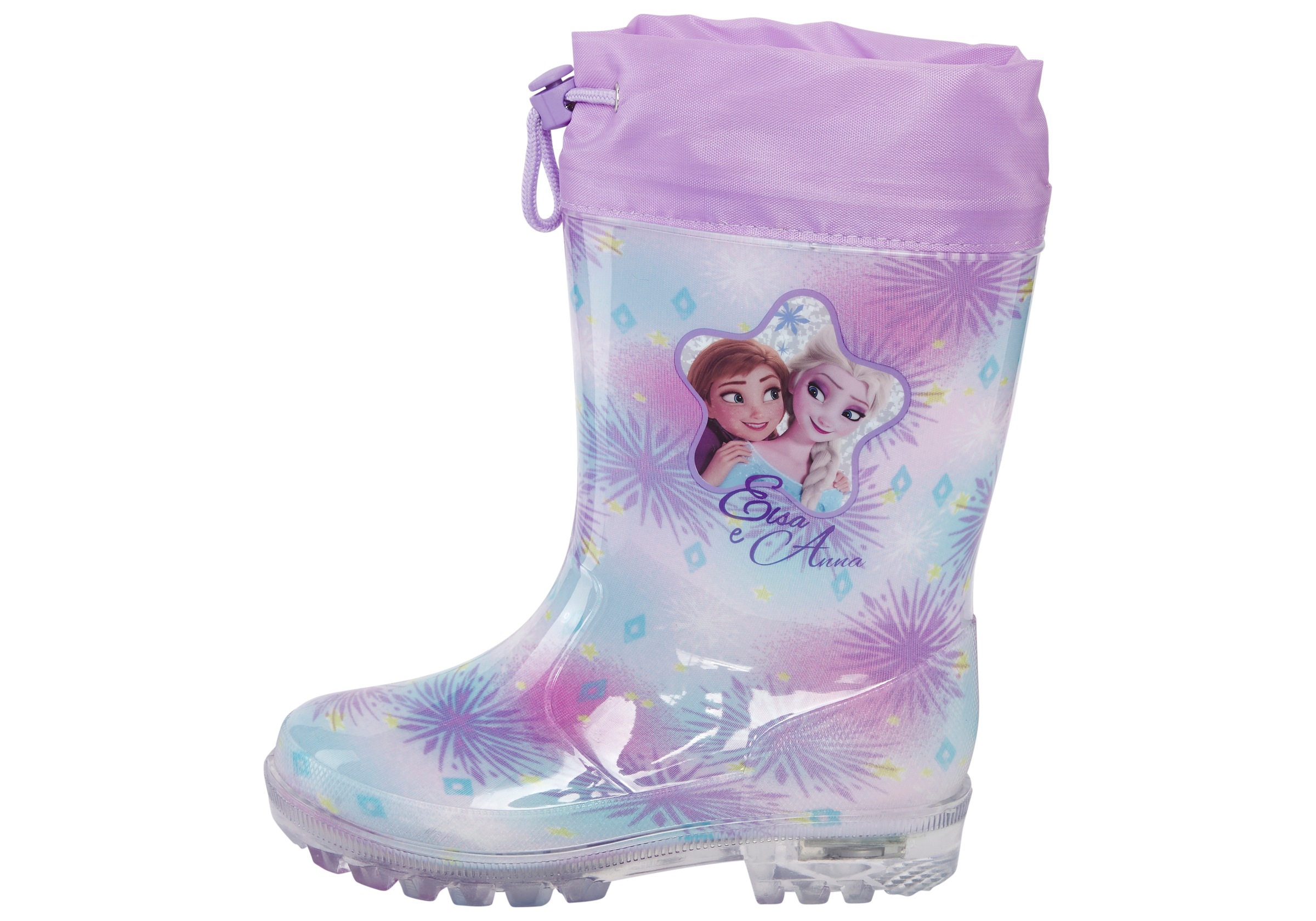Disney Gummistiefel "FROZEN" mit cooler Blinkfunktion günstig online kaufen