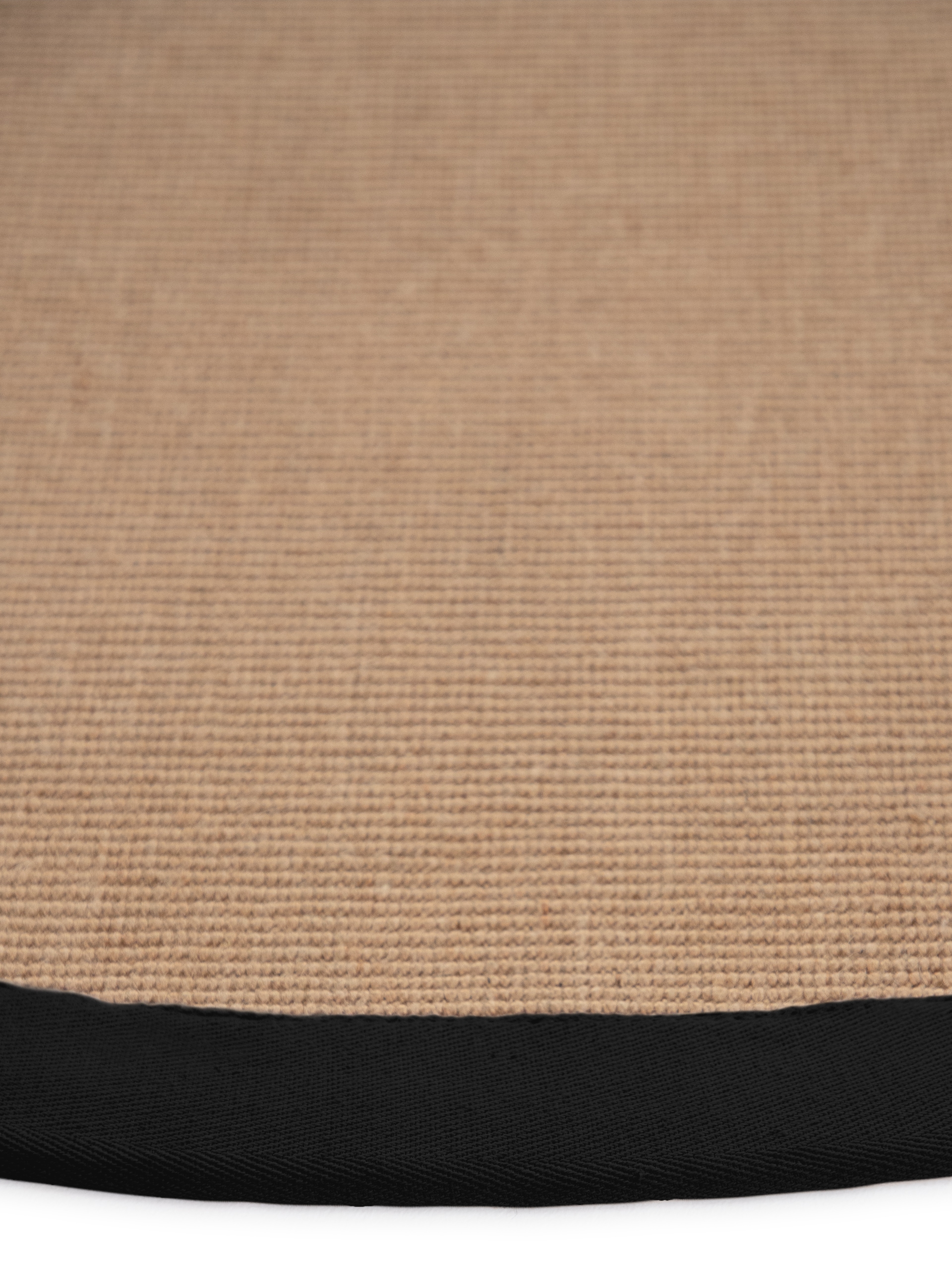 carpetfine Sisalteppich »Sisal«, rund, 5 mm Höhe, mit farbiger Bordüre, Anti-Rutsch Rückseite