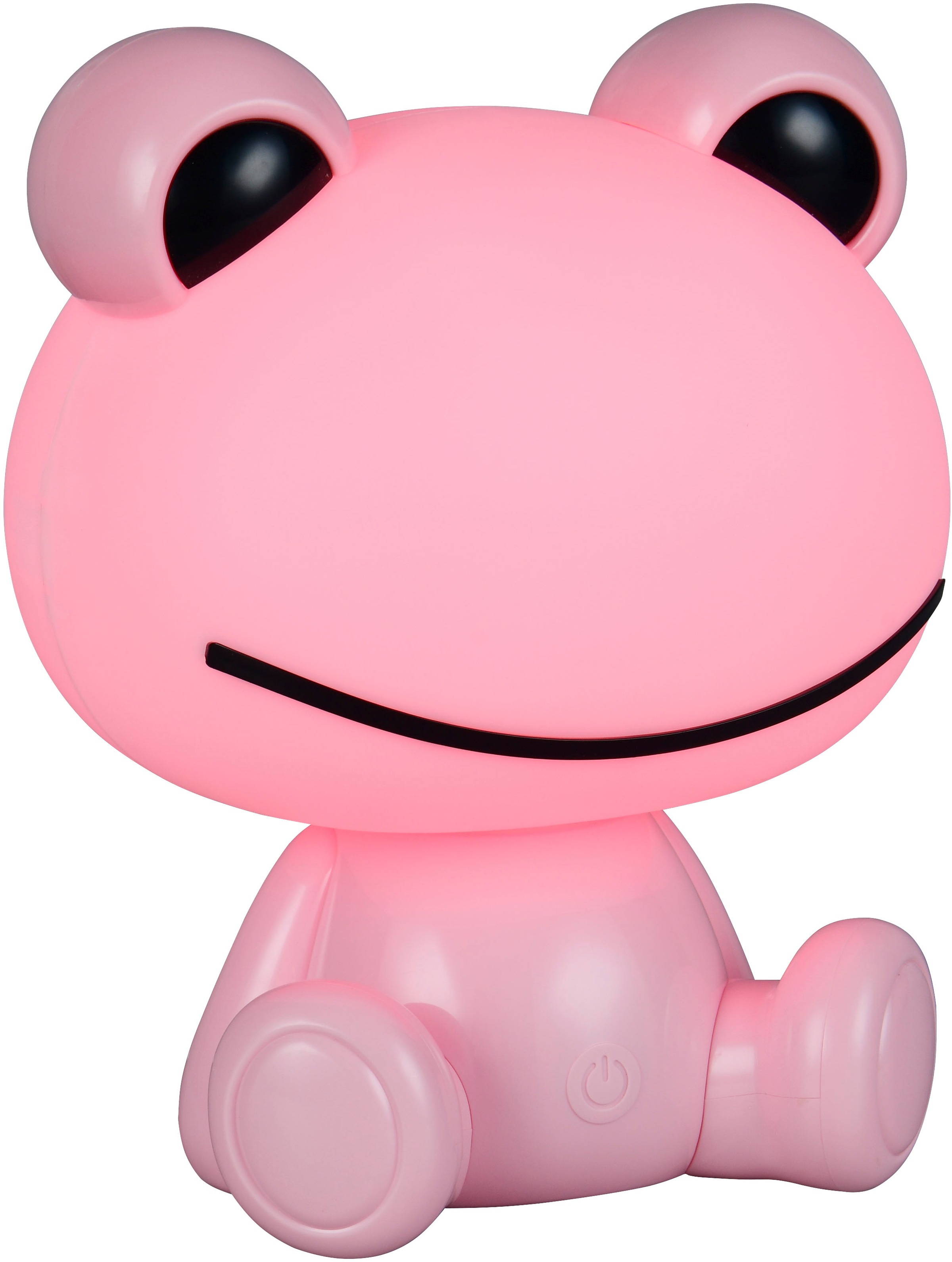 REALITY Leuchten LED Tischleuchte »HOPPER, Kinderzimmer Tischleuchte Nachttischleuchte Frosch Optik, RGB«, 1 flammig, Leuchtmittel LED-Board | LED fest integriert, 0,3W 30 Lumen warmweiß 3000K, RGB Farbwechsel Modus, USB-Anschluss