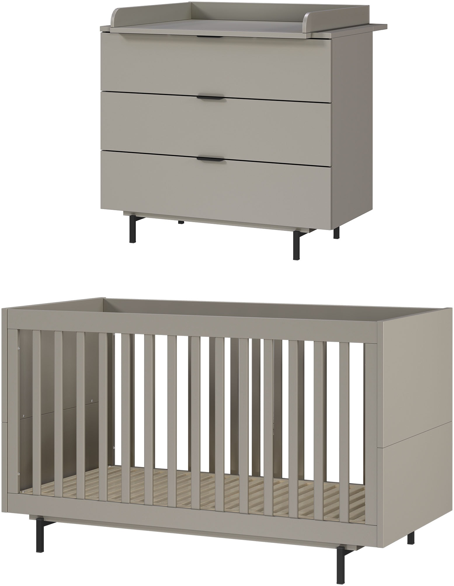 GERMANIA Babymöbel-Set "Tomino" Set, 3 Stk. tlg. modernes Design, mitwachse günstig online kaufen
