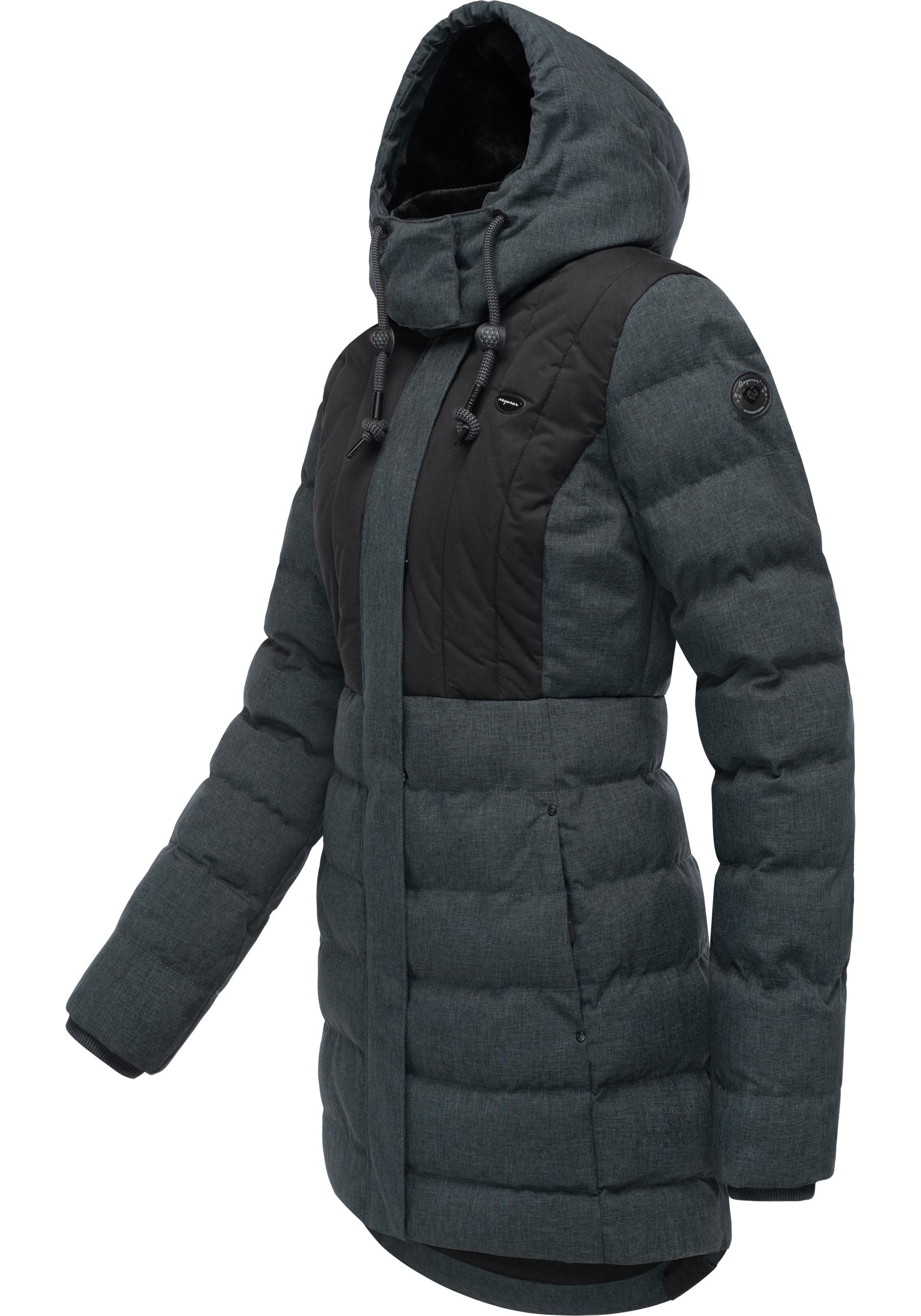 Ragwear Winterjacke "Ashanta Block" mitKapuze Wasserdichter gesteppter Wint günstig online kaufen