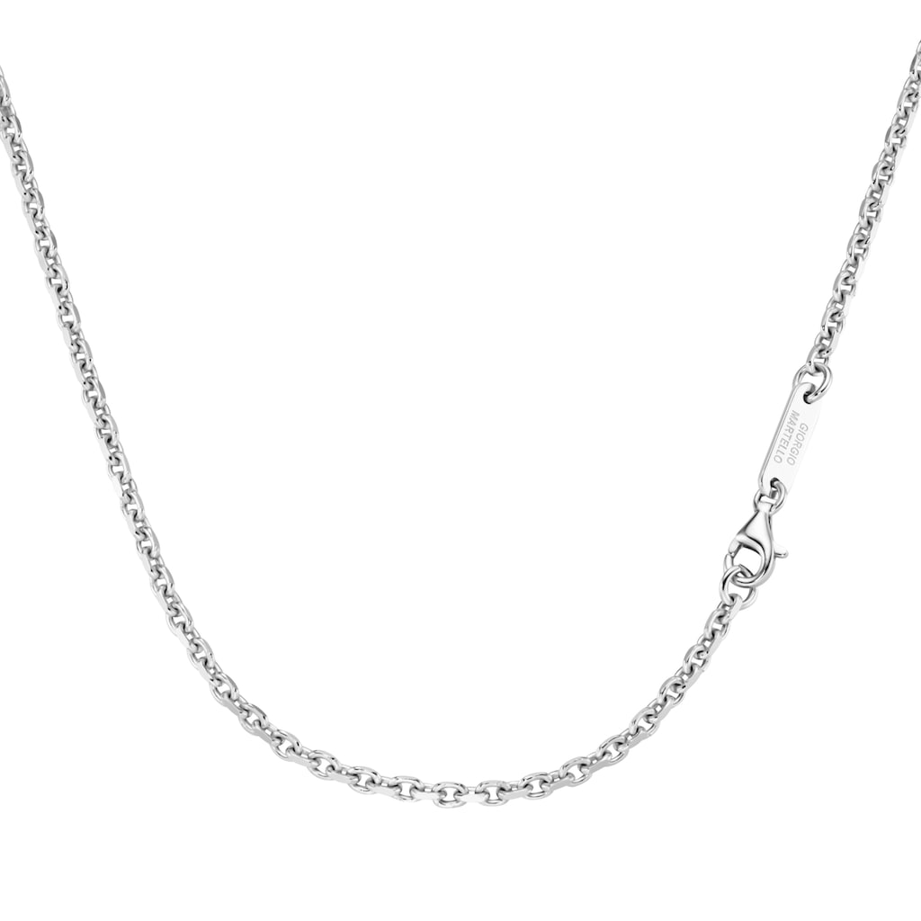 GIORGIO MARTELLO MILANO Silberkette »Ankerkette, diamantiert, massiv, Silber 925«