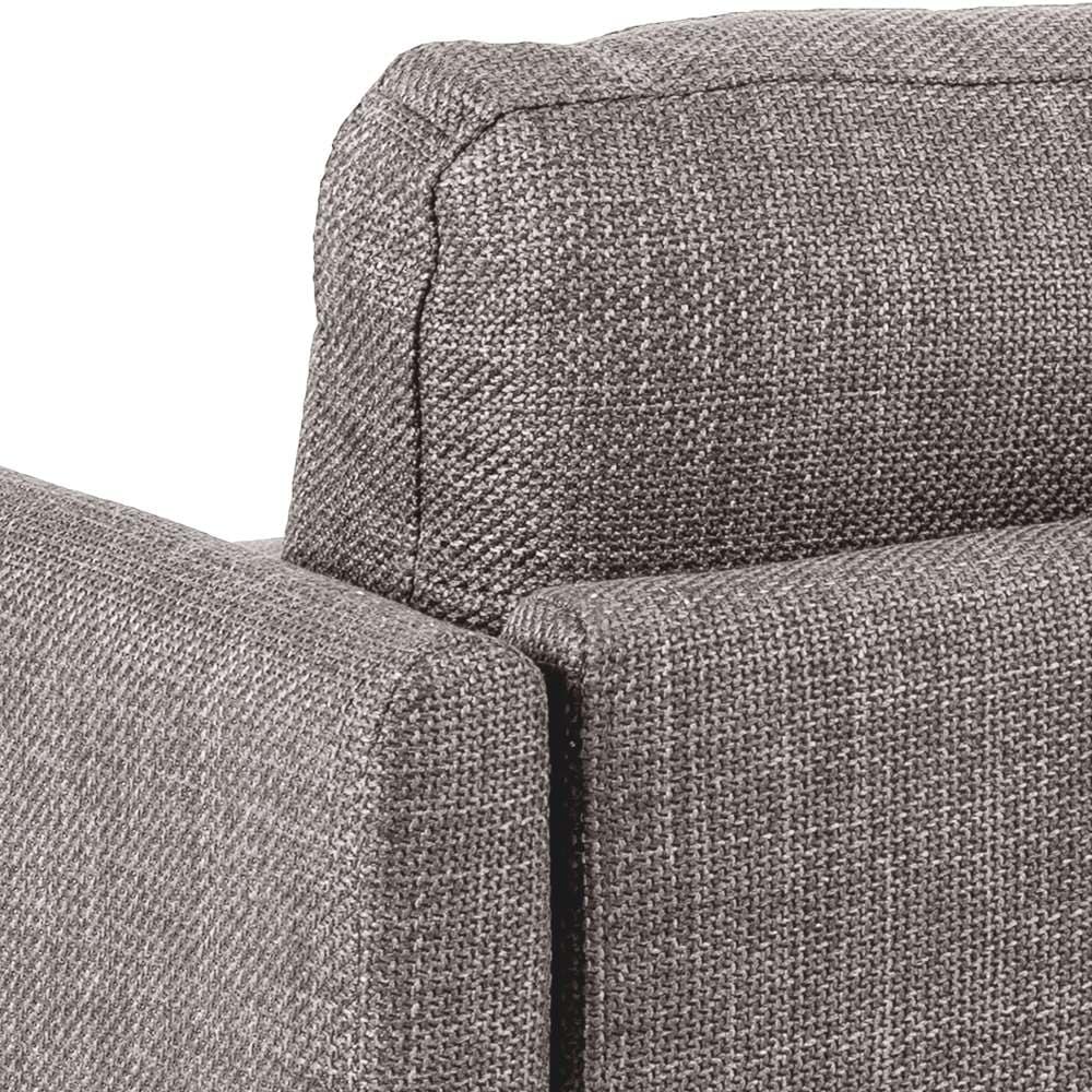 ACTONA GROUP Ecksofa »Milly«, (1 St.), Breite 201 cm, Recamiere links oder rechts, Struktur, Füße Eiche