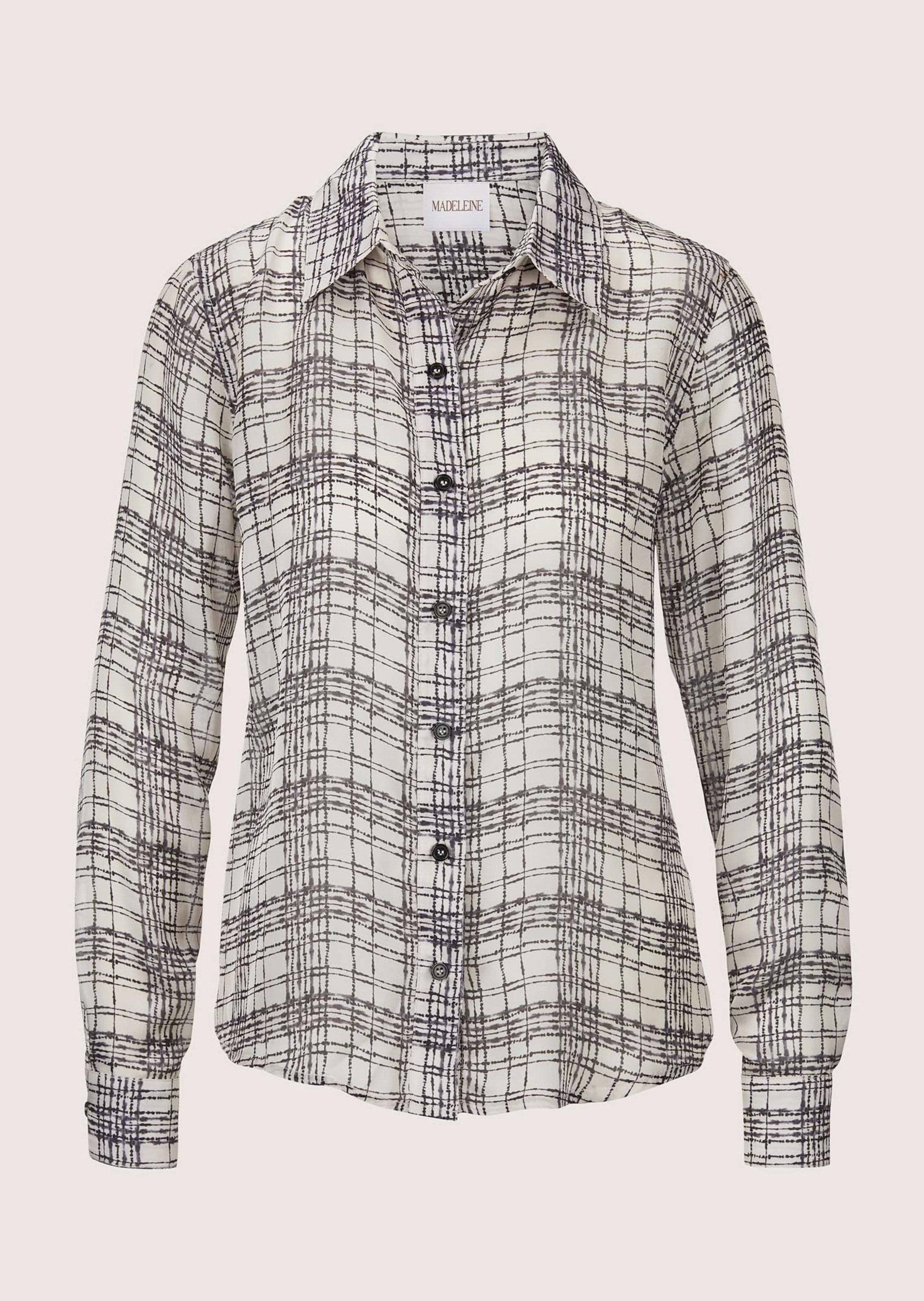 MADELEINE Hemdbluse "Bluse Hemdbluse mit Unikat-Print" günstig online kaufen